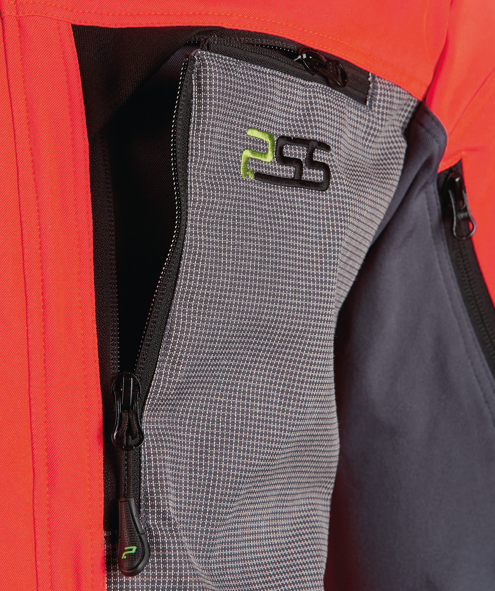 Veste stretch PSS X-treme Vectran rouge/gris - commander en ligne chez KOX | XX76135