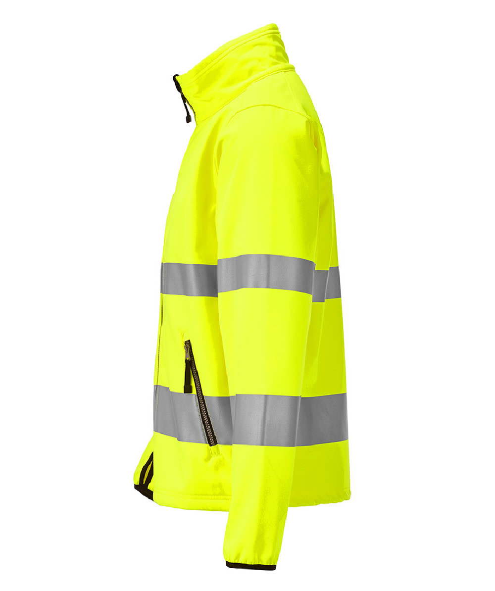 Jobman Softshelljacke HiVis 1202 Gelb Gre M - bei KOX online bestellen | XXJB1202G-M