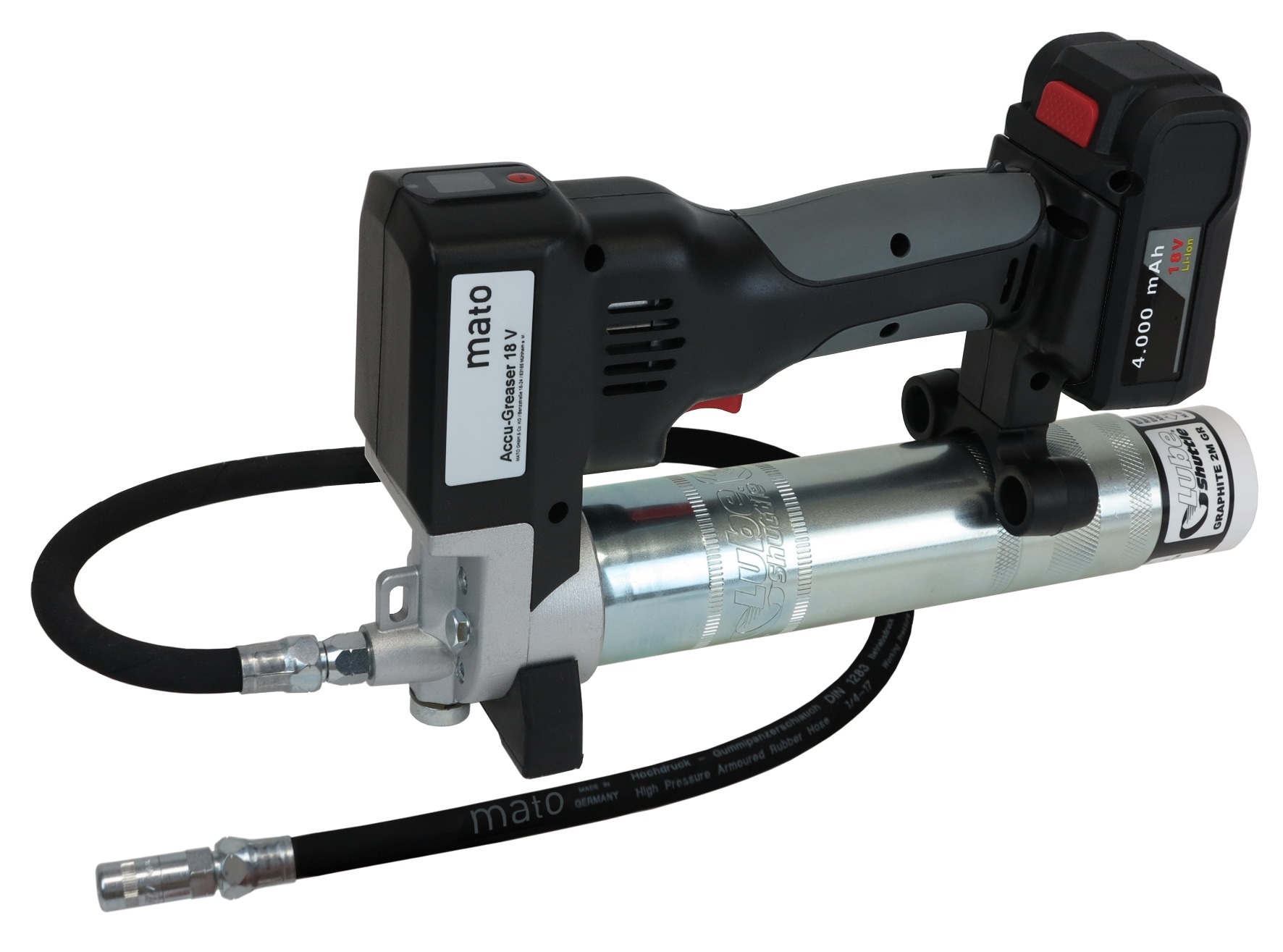 Pompe  graisse sans fil Mato Professional - commander en ligne chez KOX | XX9065-LS-PR