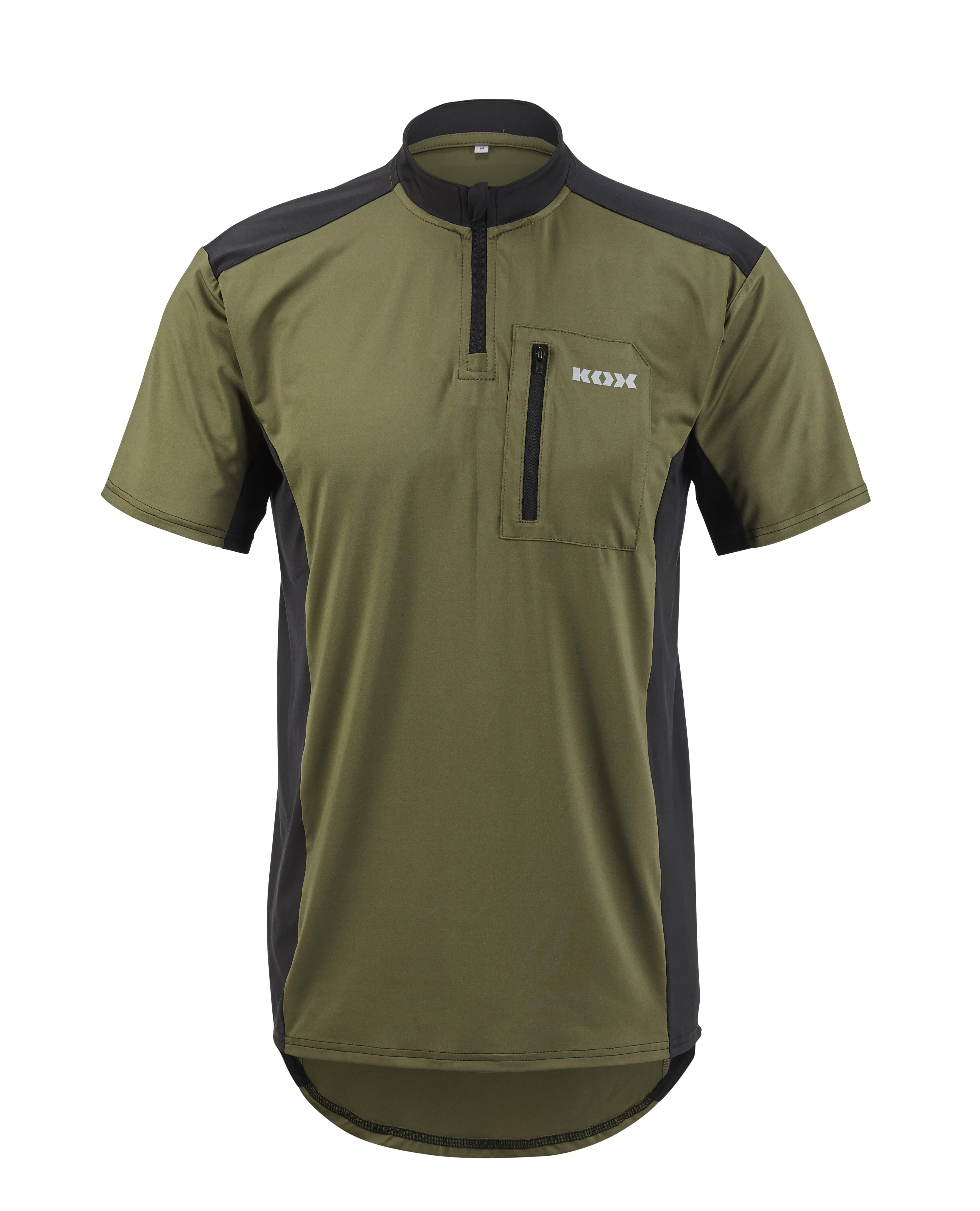 KOX Chemise fonctionnelle  manches courtes Vert olive - commander en ligne chez KOX | XX77183