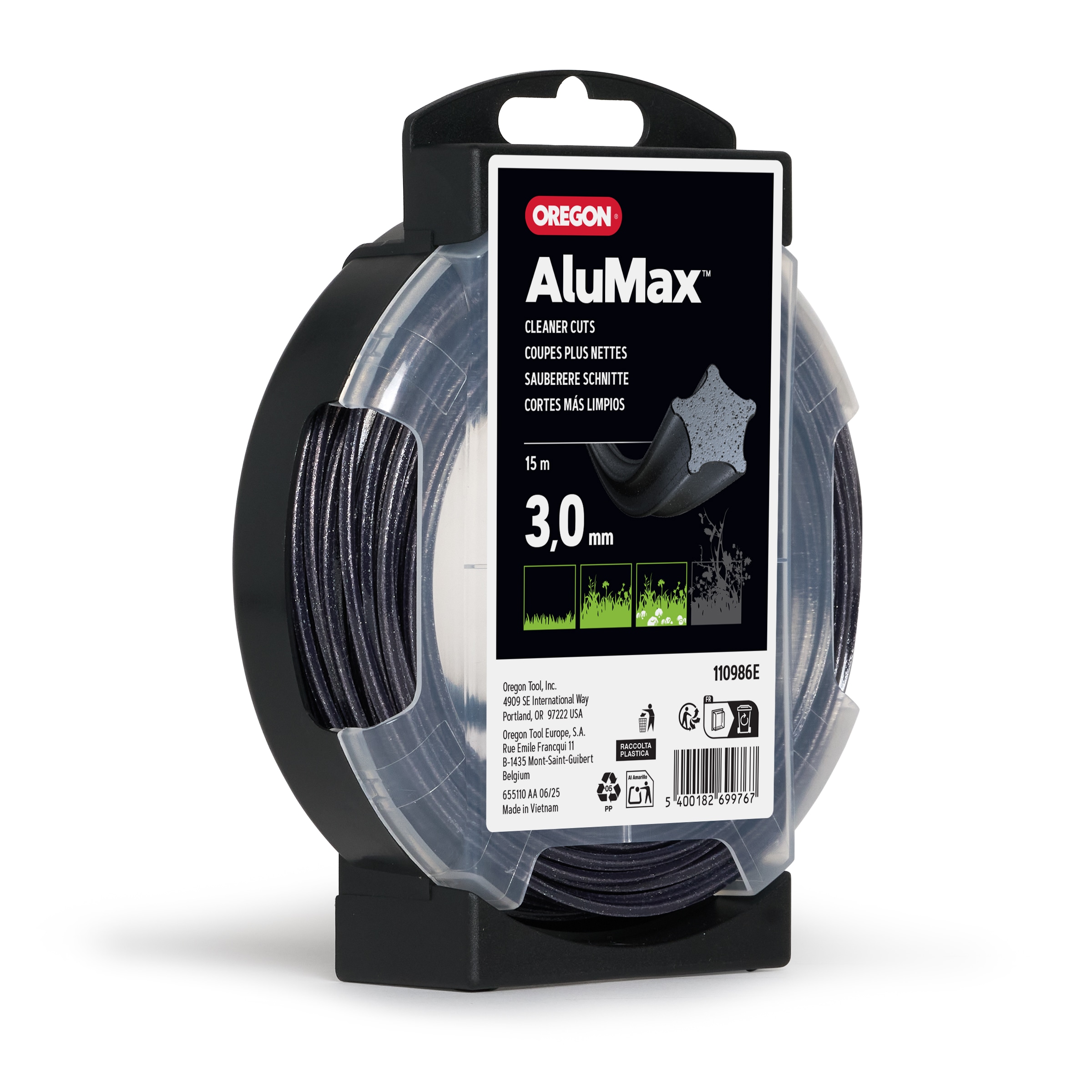 Oregon Alumax Star maaidraad Diameter 3, 0 mm, Lengte 240 m - bij KOX online bestellen | 110986