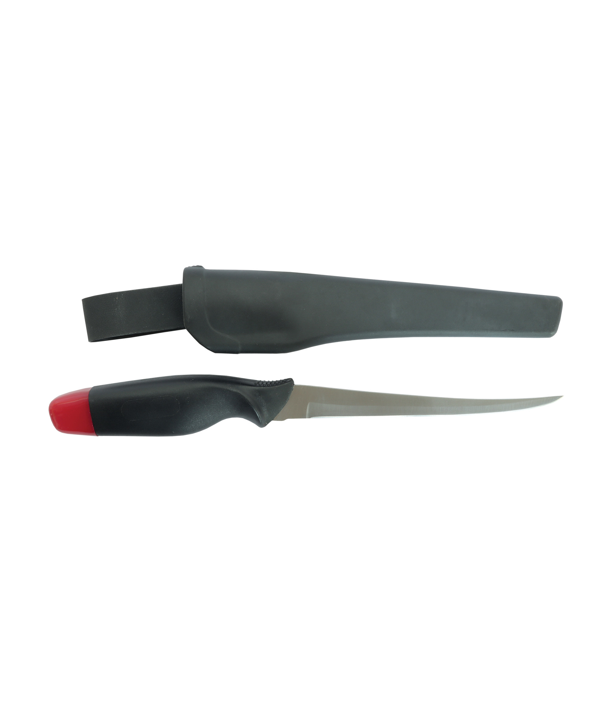 D�RR Fischfiletiermesser / Jagdmesser FM-155 / 15, 5 cm / Schwarz/Rot - bei KOX online bestellen | XXDR208051