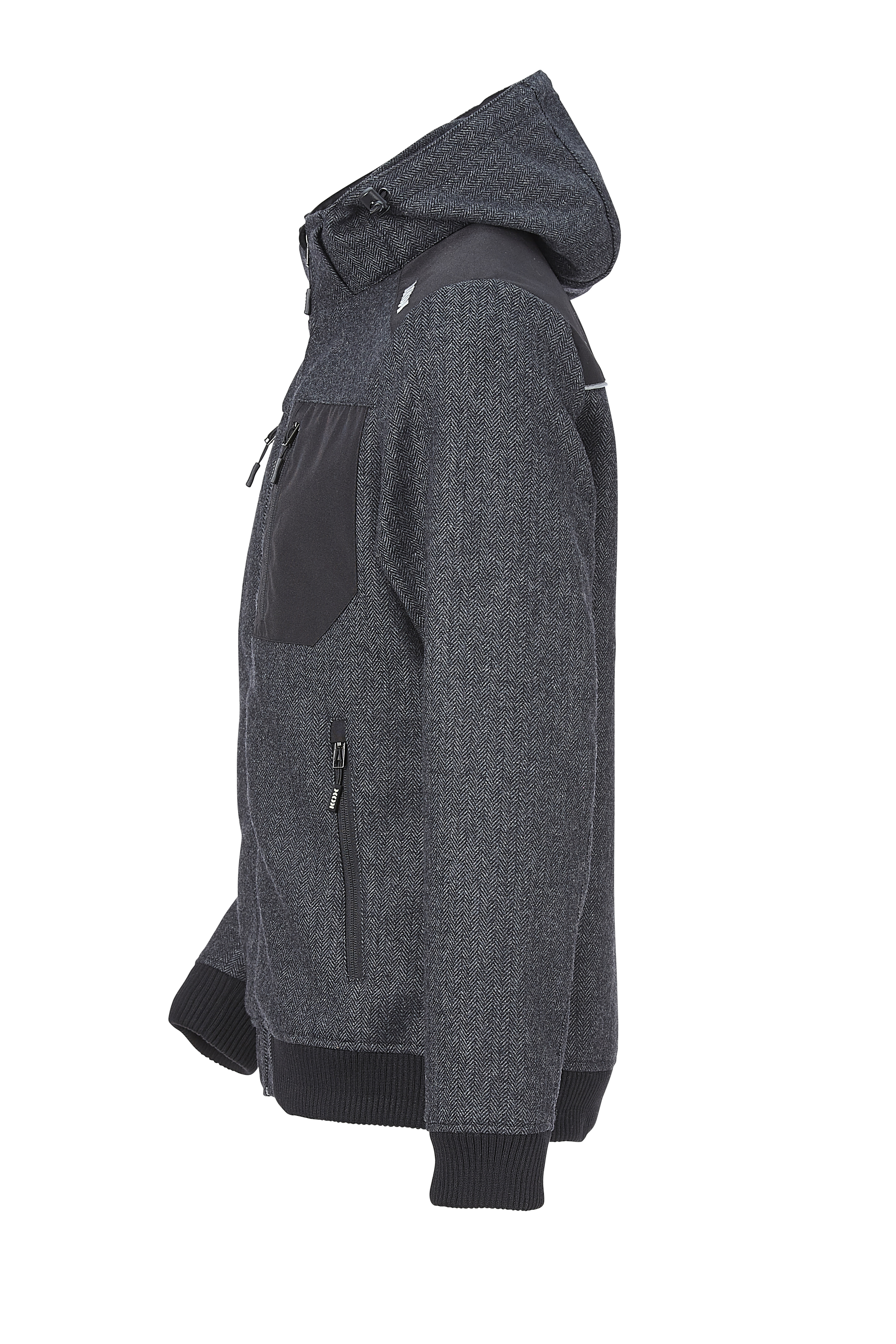 KOX Tweed Jacke Grau/Schwarz Gre 3XL - bei KOX online bestellen | XX76125-06