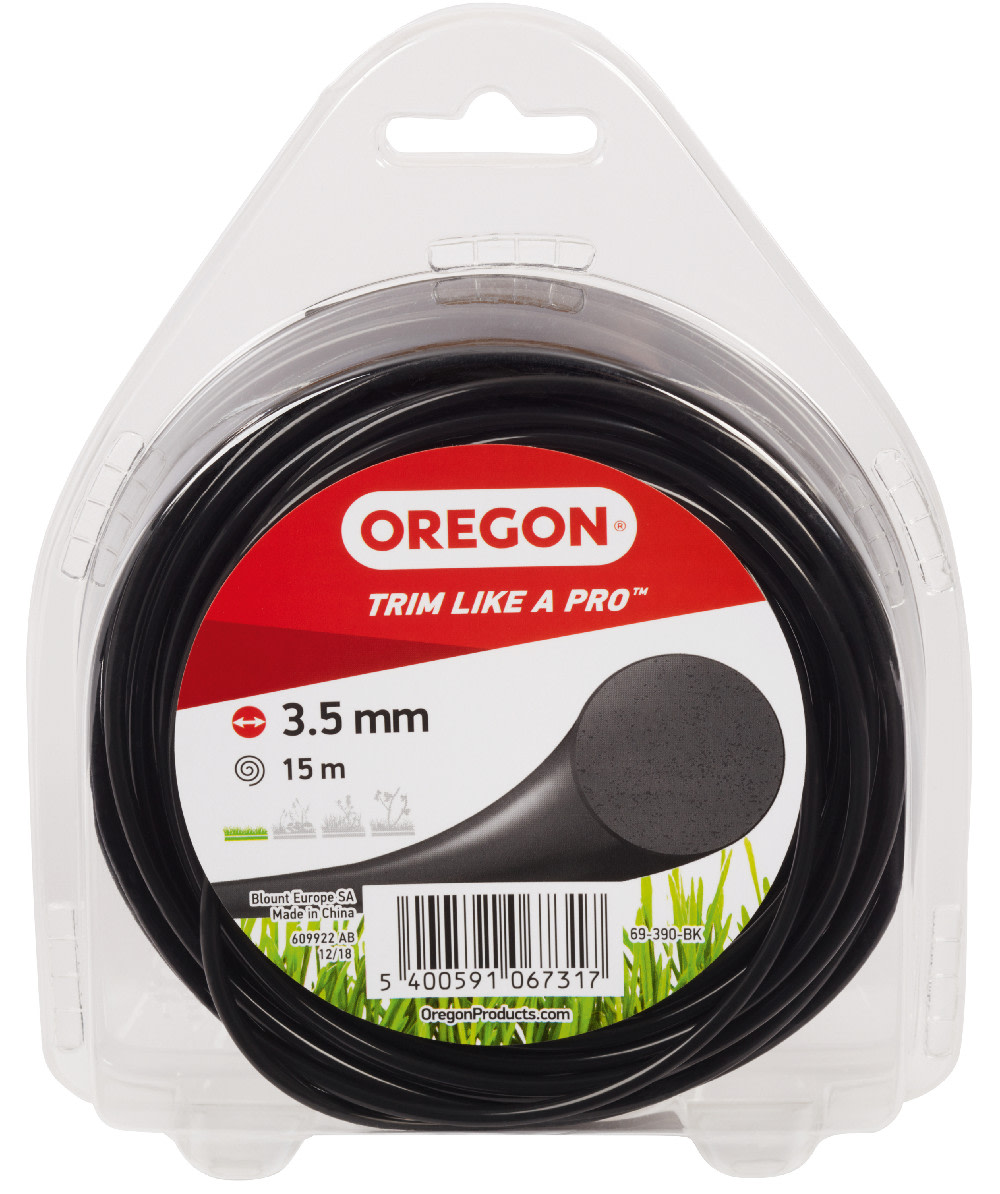 Oregon coloured Line maaidraad 3, 0 mm diameter, 15 m lengte - bij KOX online bestellen | 69-390-BK