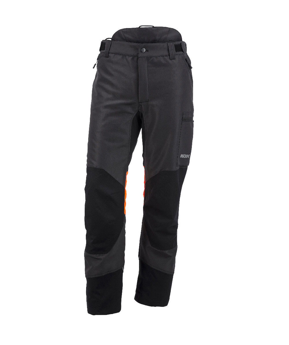 KOX Schnittschutzhose Duro 3.0 Anthrazit/Orange - bei KOX online bestellen | XX71232