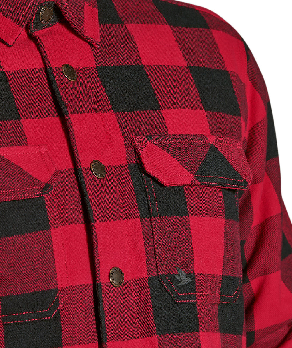 Chemise Canada rouge en flanelle de Seeland - commander en ligne chez KOX | XXSL1406151