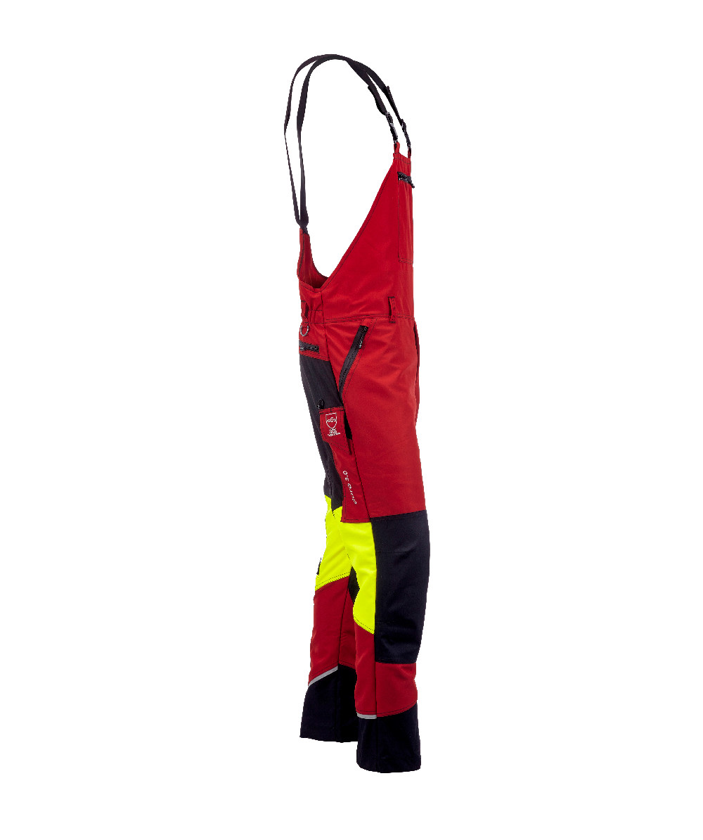 KOX Schnittschutz Latzhose Duro 3.0 Rot/Gelb - bei KOX online bestellen | XX71116