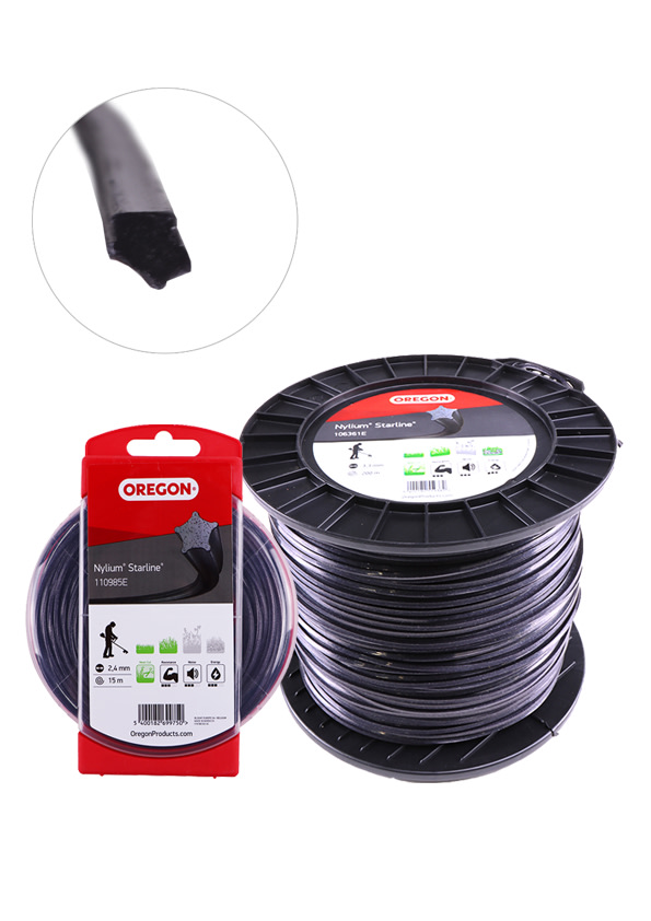 Oregon Nylium Starline maaidraad Diameter 2, 4 mm, Lengte 360 m - bij KOX online bestellen | 110985