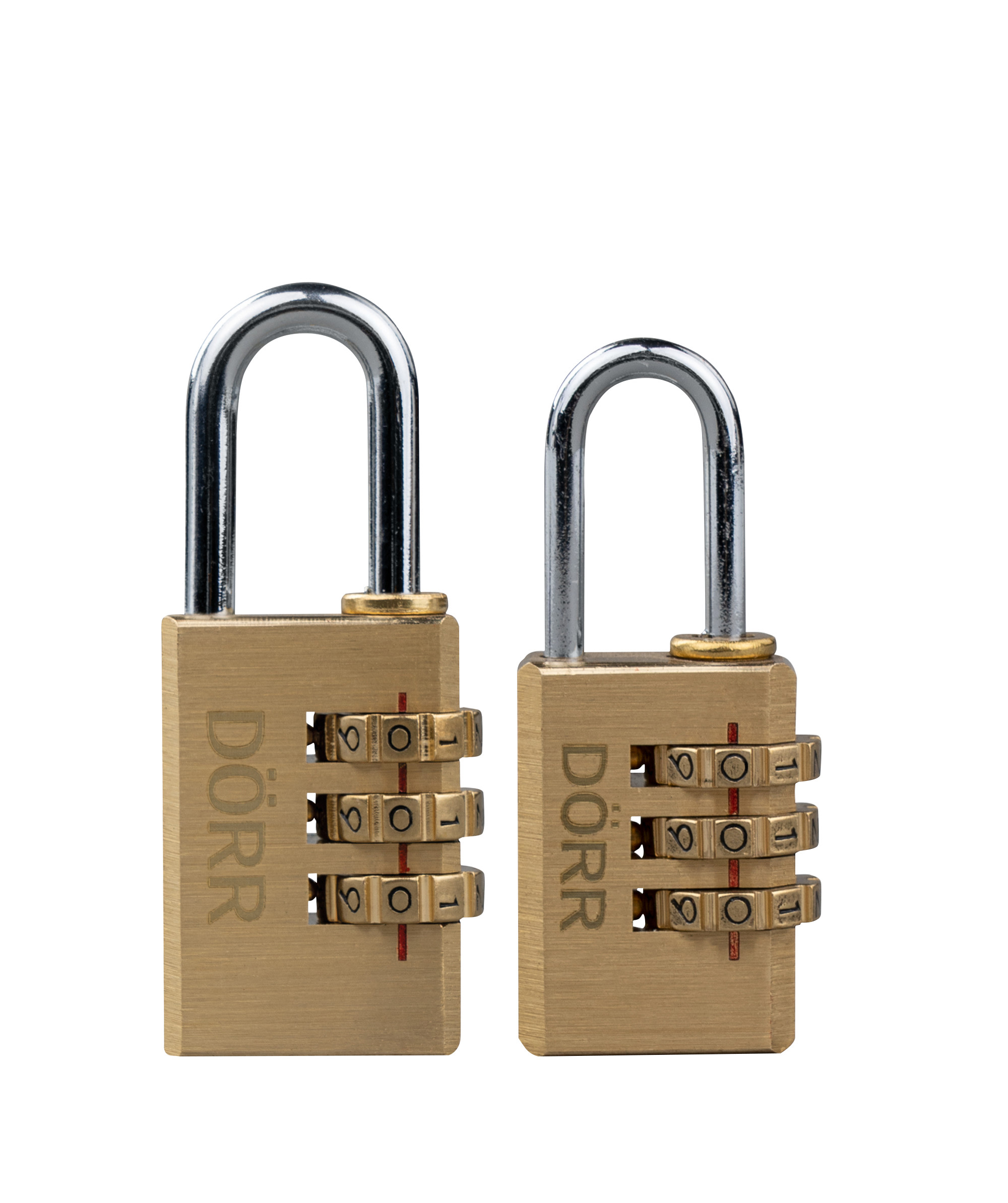 Cadenas  combinaison  3chiffres DRR en deux tailles diffrentes - commander en ligne chez KOX | XXDR204454