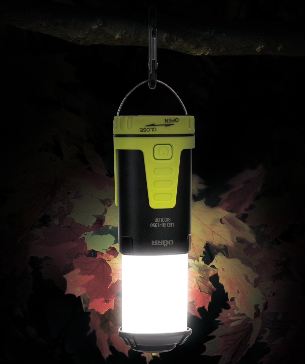 Lampe de camping DRR LED Outdoor Bi-1350 noir/jaune fluo - commander en ligne chez KOX | XXDR980546