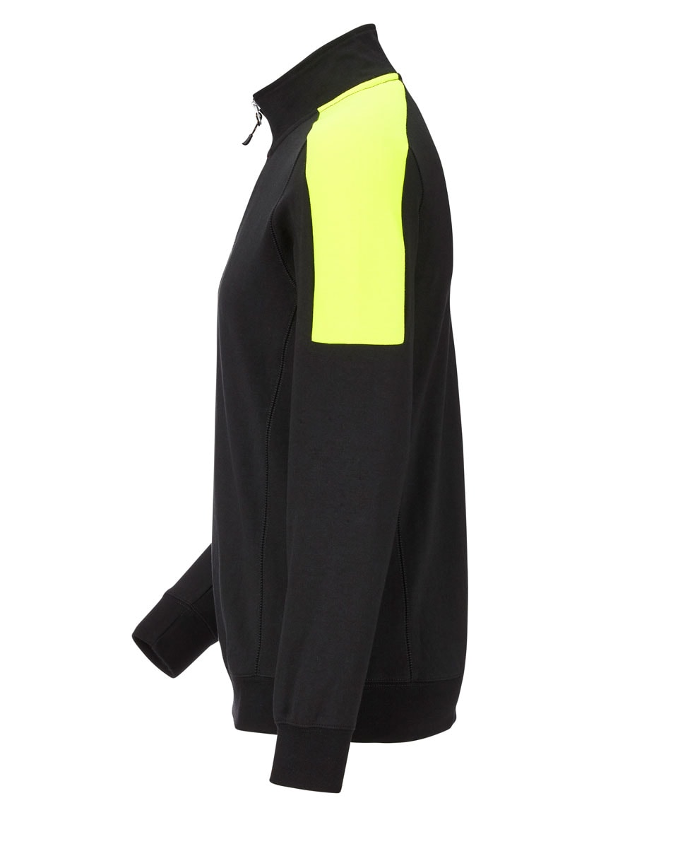 Pull Jobman 5401 noir/jaune - commander en ligne chez KOX | XXJB5401SG