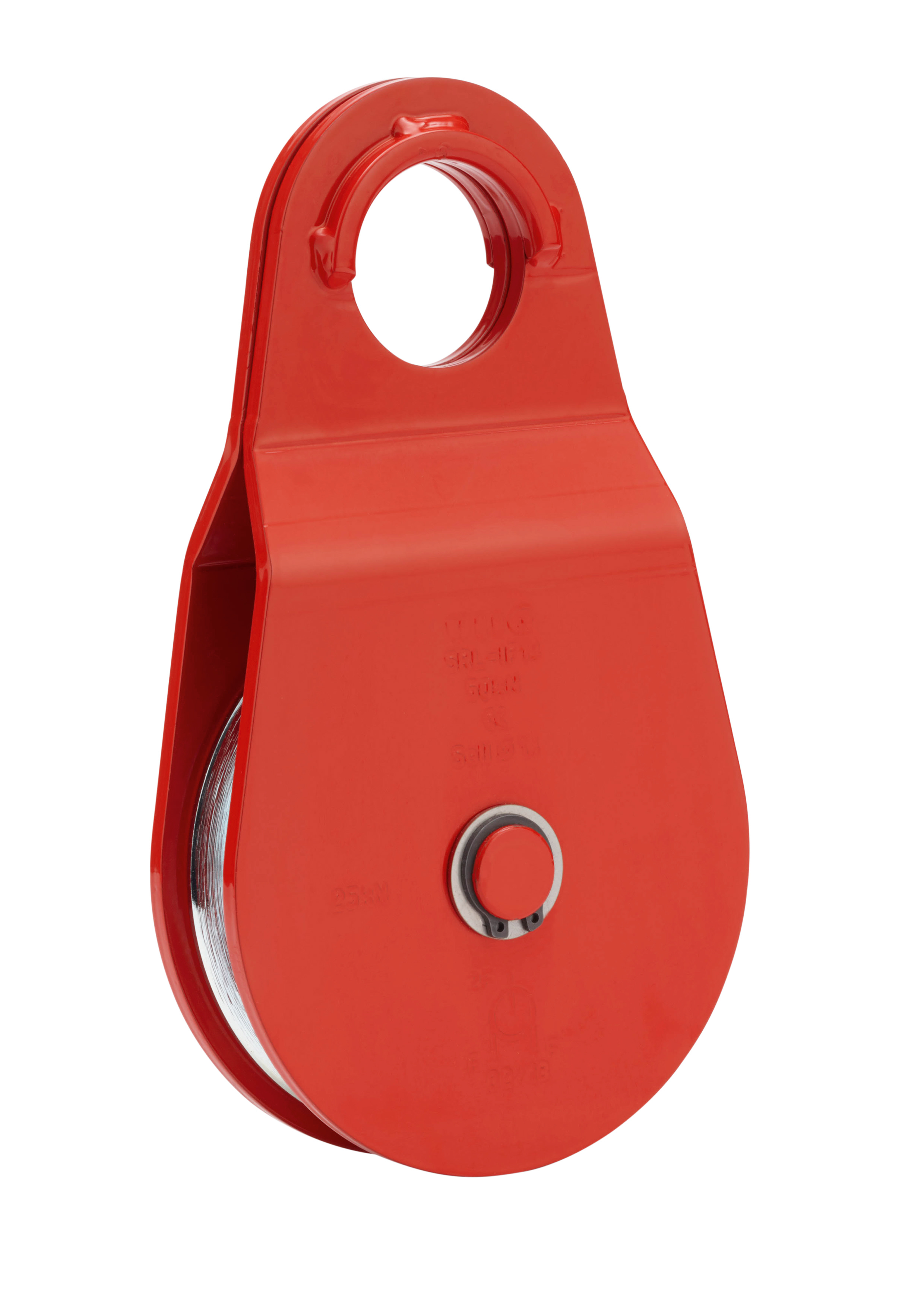 Umlenkrolle mit beweglichen Seitenblechen zul. Zugkraft LC: 5000 daN, Rollen : 140 mm - bei KOX online bestellen | XXGLSR-25