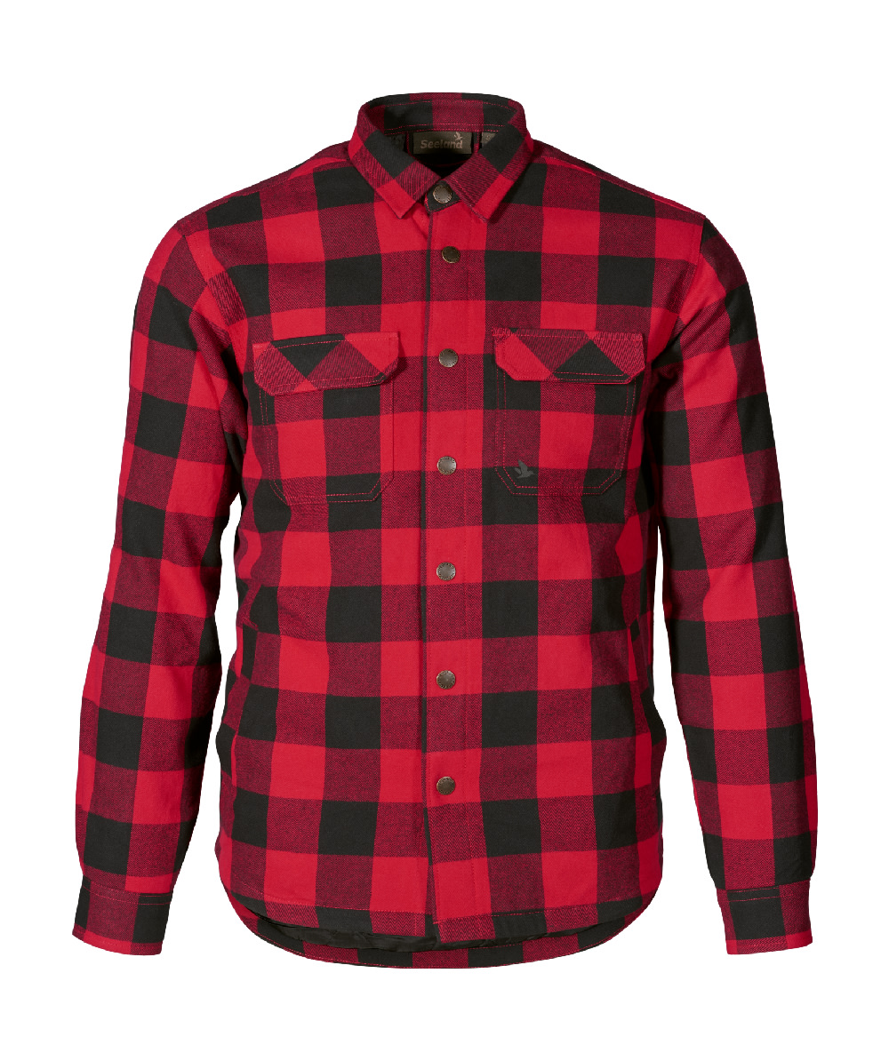 Chemise Canada rouge en flanelle de Seeland - commander en ligne chez KOX | XXSL1406151