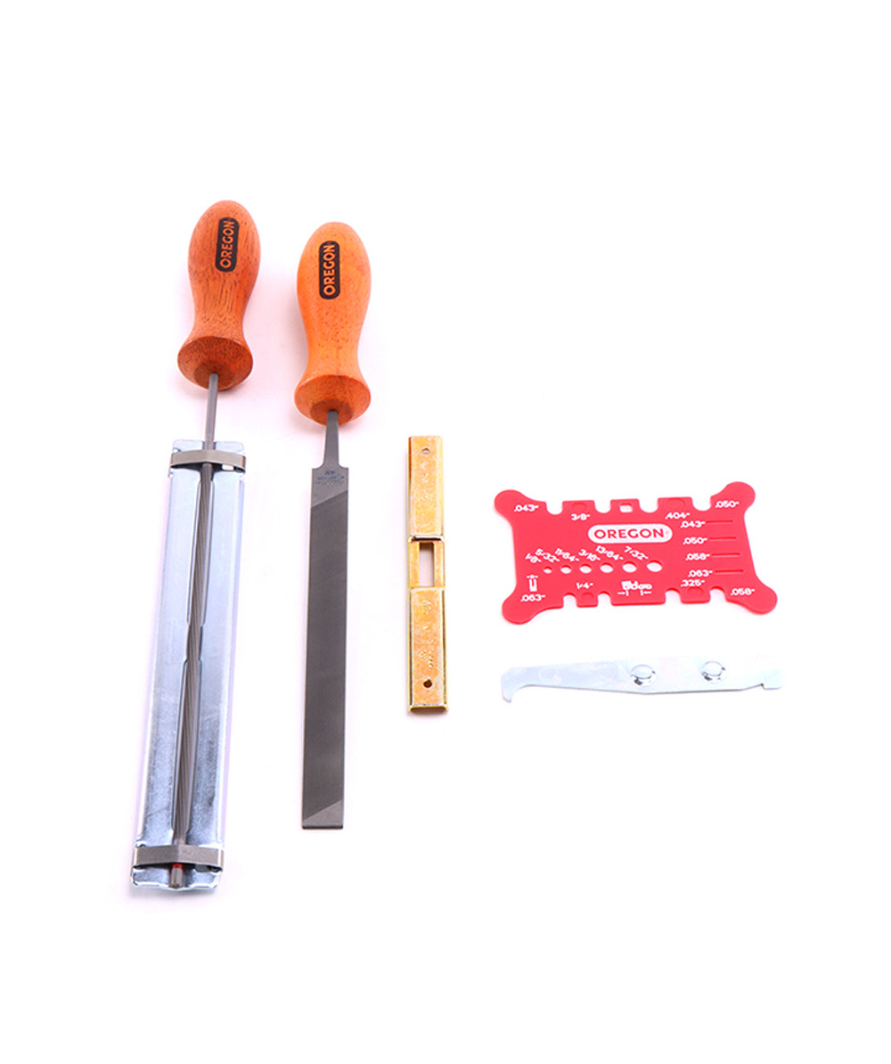 OREGON� Sch�rfsatz in praktischer Rolltasche / Feilendurchmesser 4.0mm - bei KOX online bestellen | XX9525-4.0