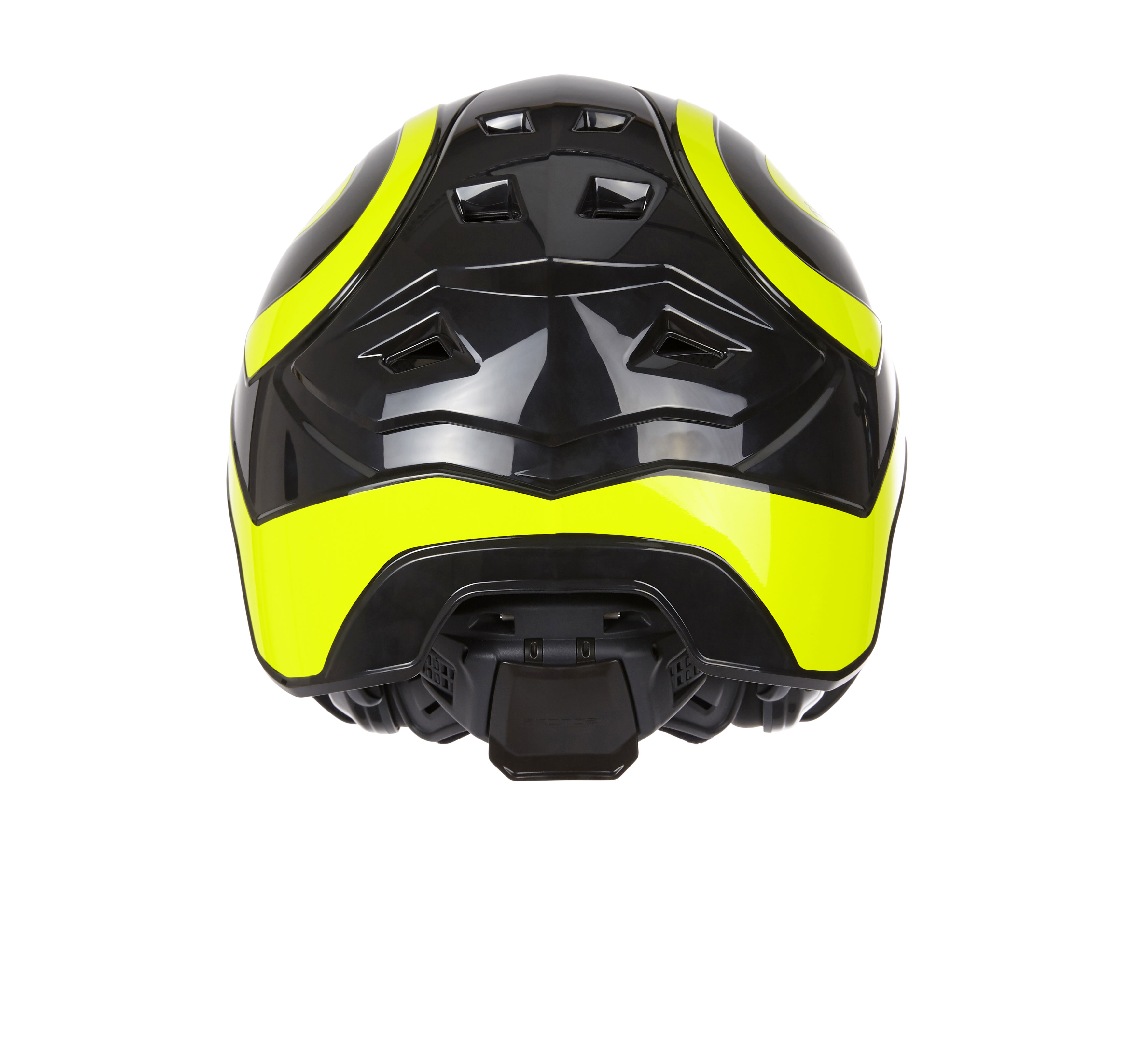 PROTOS bosbouwhelm / veiligheidshelm KOX editie met gehoorbescherming en vizier Integral forest zwart/neon geel one size - bij KOX online bestellen | XX74129