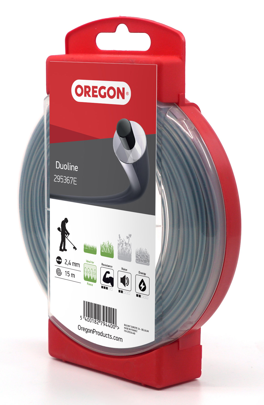 Oregon Duoline trimmer- en maaierdraden 2, 4 mm diameter, 180 m lengte - bij KOX online bestellen | 295367