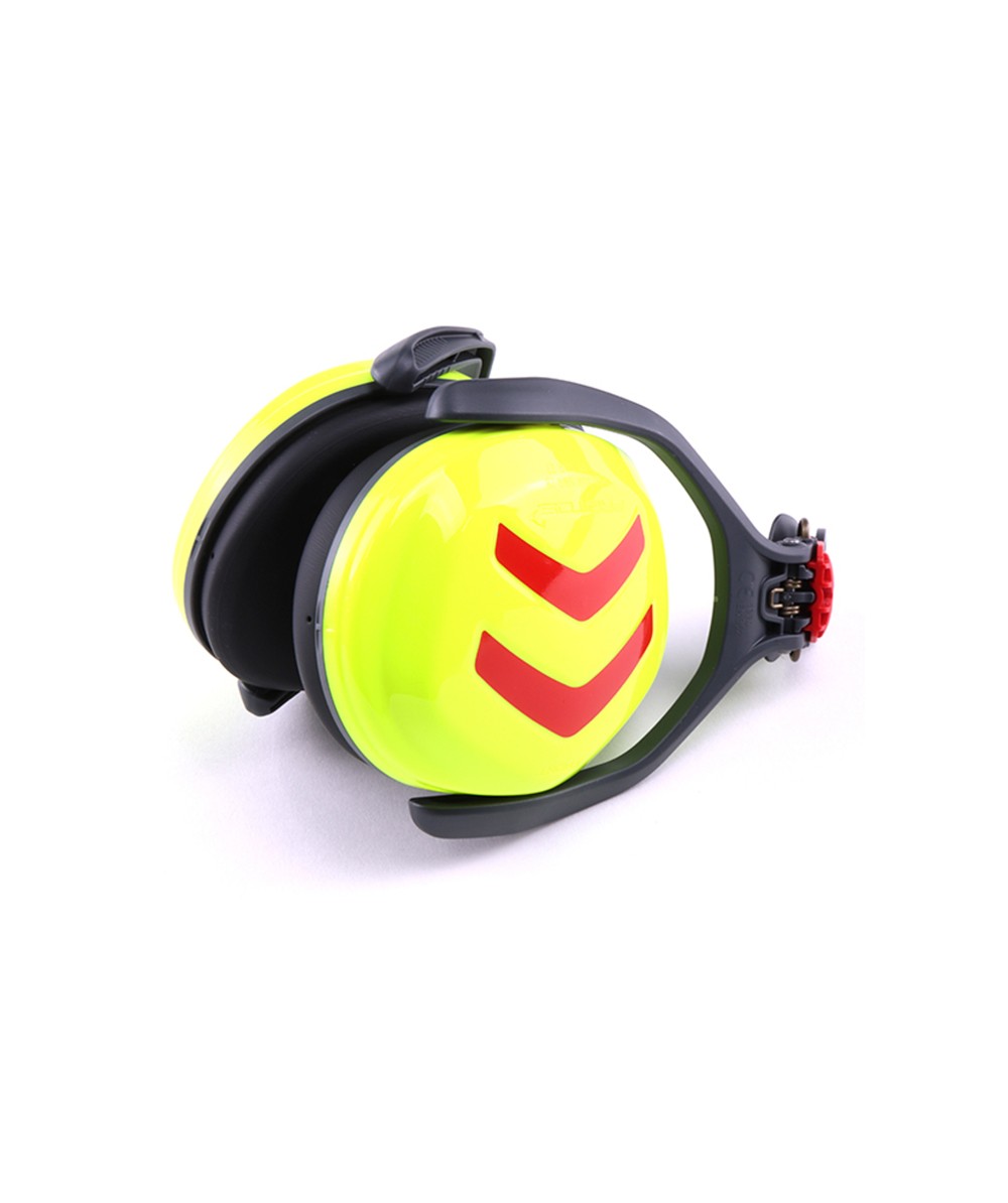 Capsule de protection auditive PROTOS Integral Jaune Fluo/Rouge - commander en ligne chez KOX | XX74223