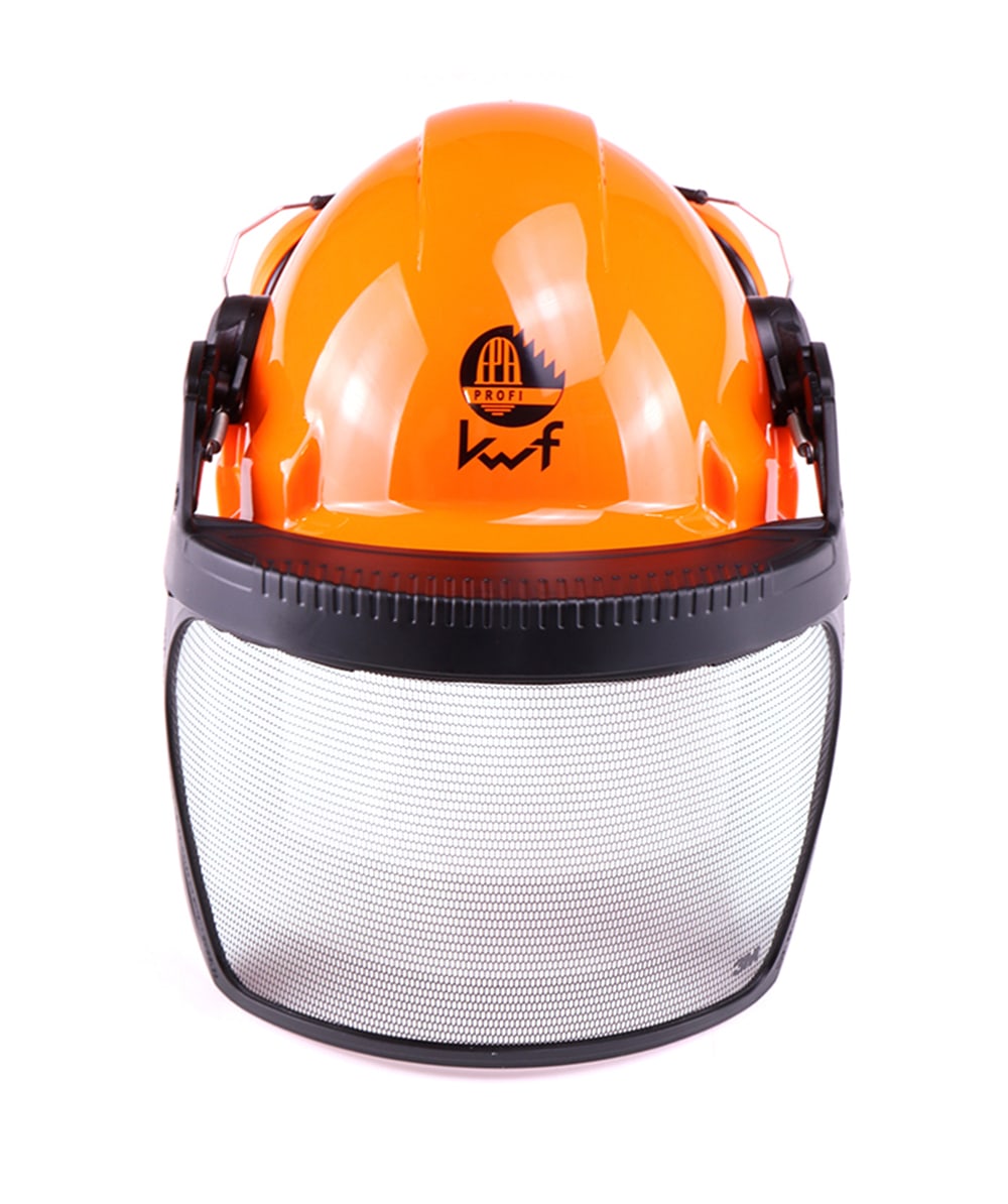 3M bosbouwhelm met getst metalen vizier en Peltor G3000 Orange gehoorbescherming - bij KOX online bestellen | XX74103-38