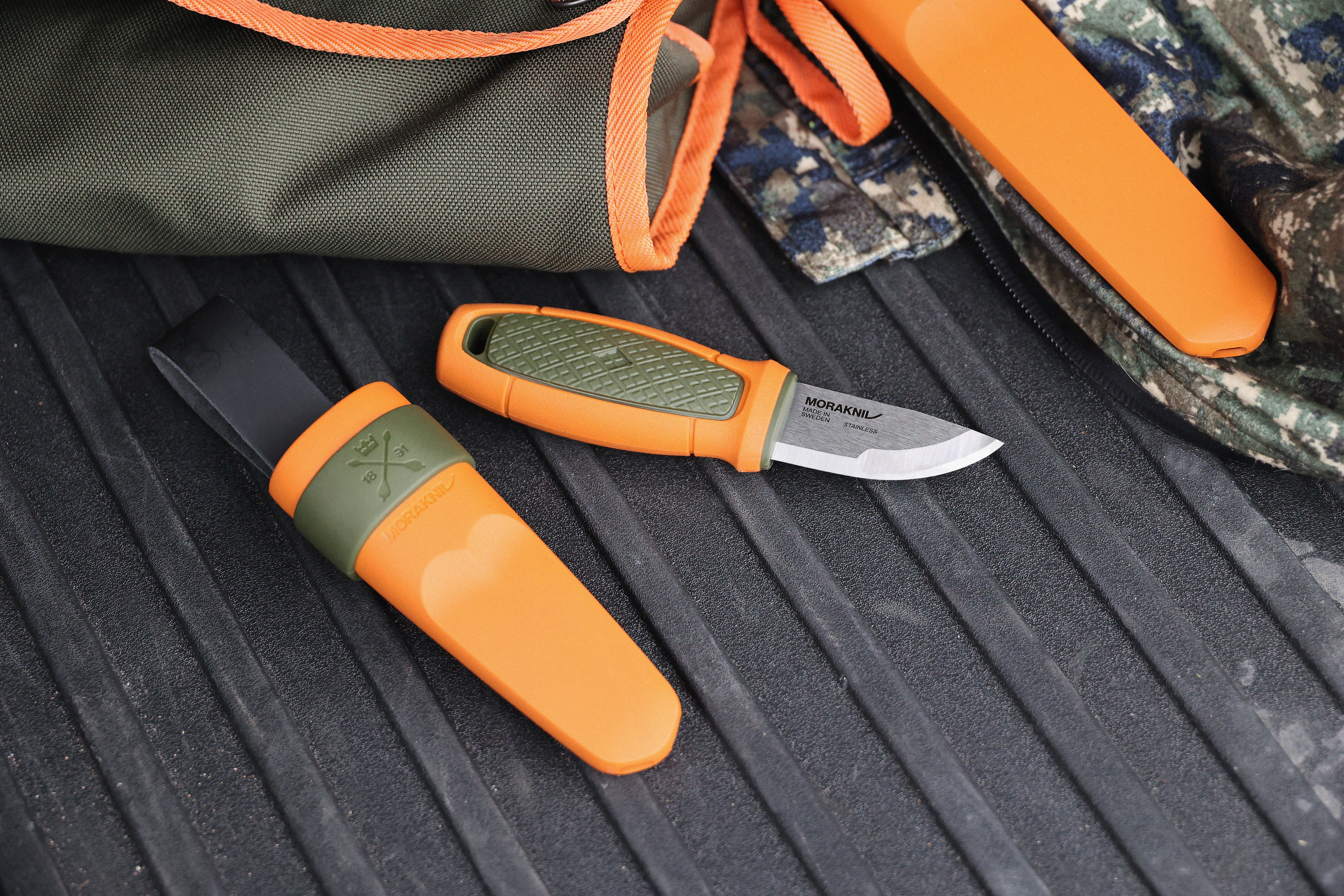 MORAKNIV Messer Eldris 5, 4 cm / Orange Olivgrn - bei KOX online bestellen | XXMO14237