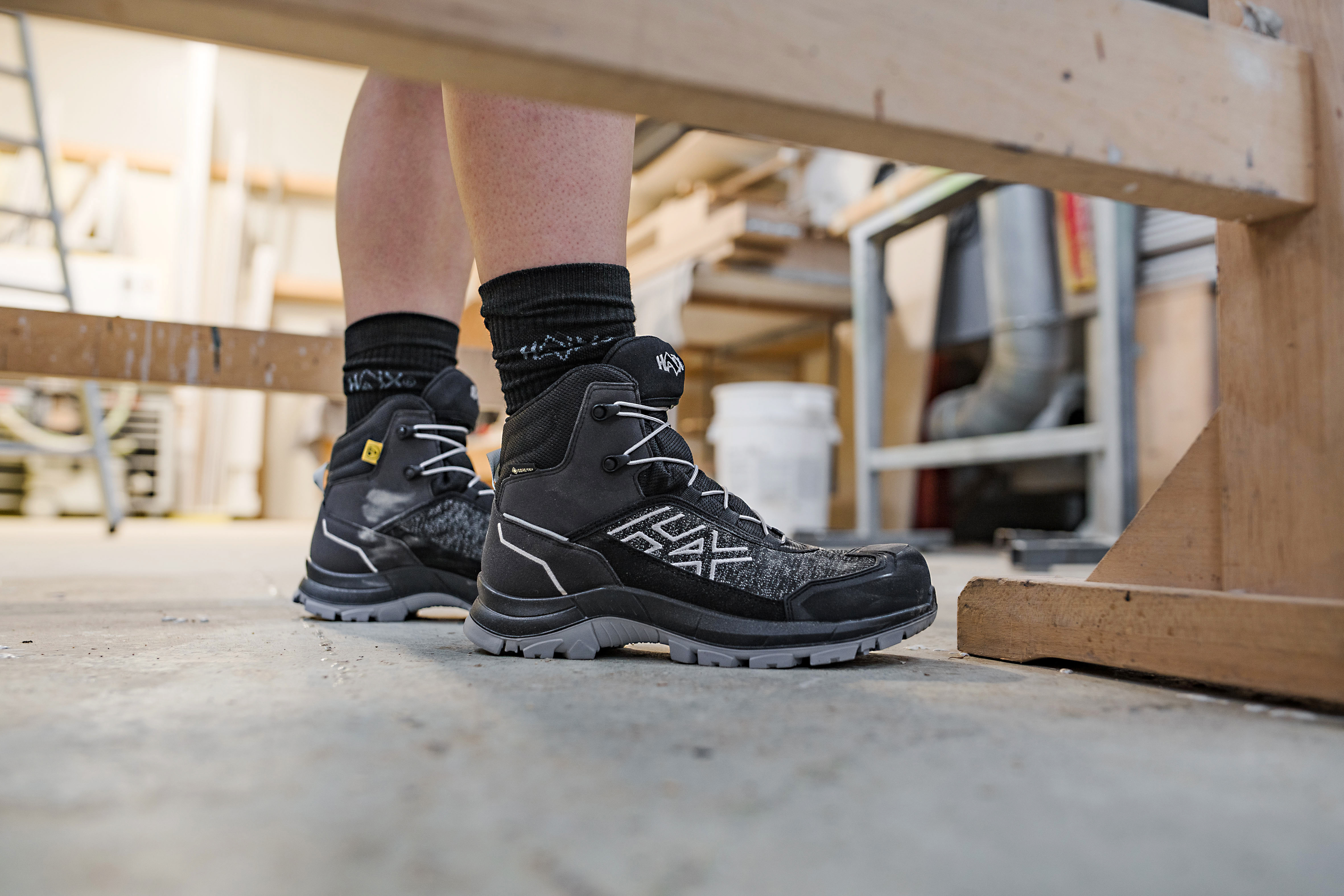 HAIX veiligheidsschoenen Black Eagle Safety 410 C GTX grey black - bij KOX online bestellen | XX73410