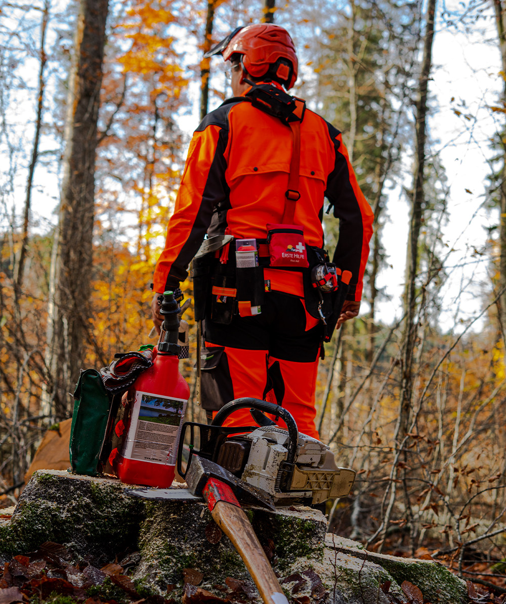 Fuegos Profi Bosbouwriem Zwart/Oranje - bij KOX online bestellen | XX97500-00