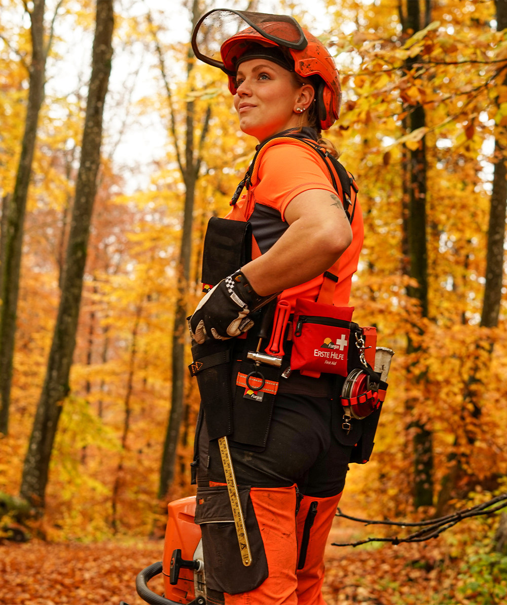 Fuegos Bosbouwriem Zwart/Oranje - bij KOX online bestellen | XX97501-00