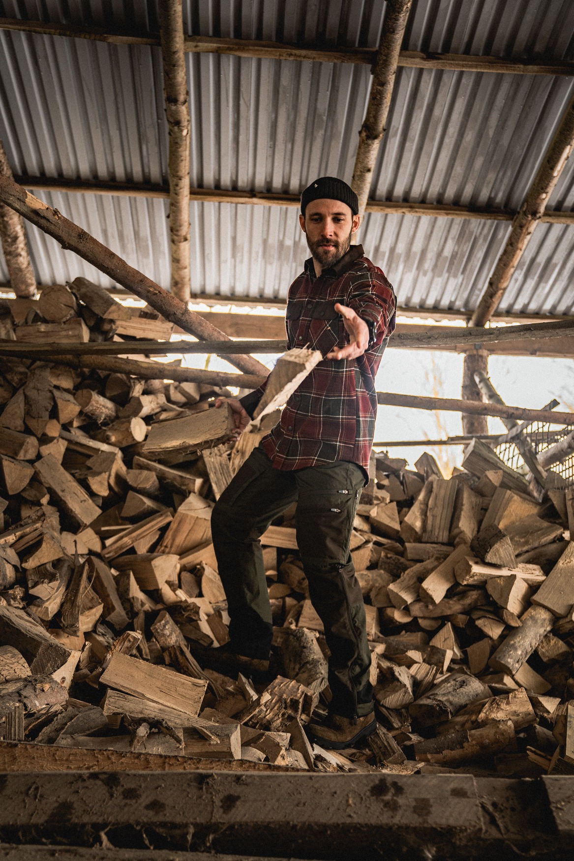 Seeland Flanellhemd Glen Red Forest Check - bei KOX online bestellen | XXSL3028004