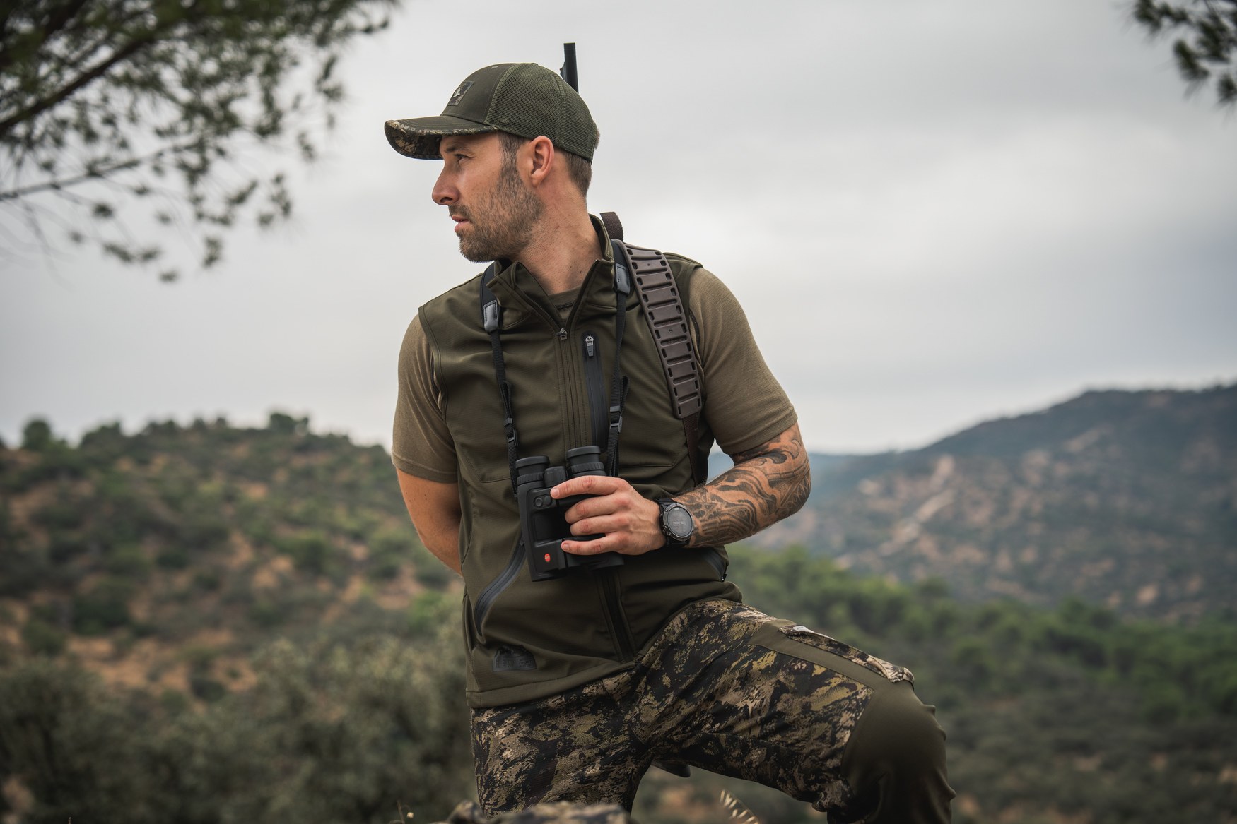 Seeland jachtvest Chaser Aero Pine Green - bij KOX online bestellen | XXSL3900030