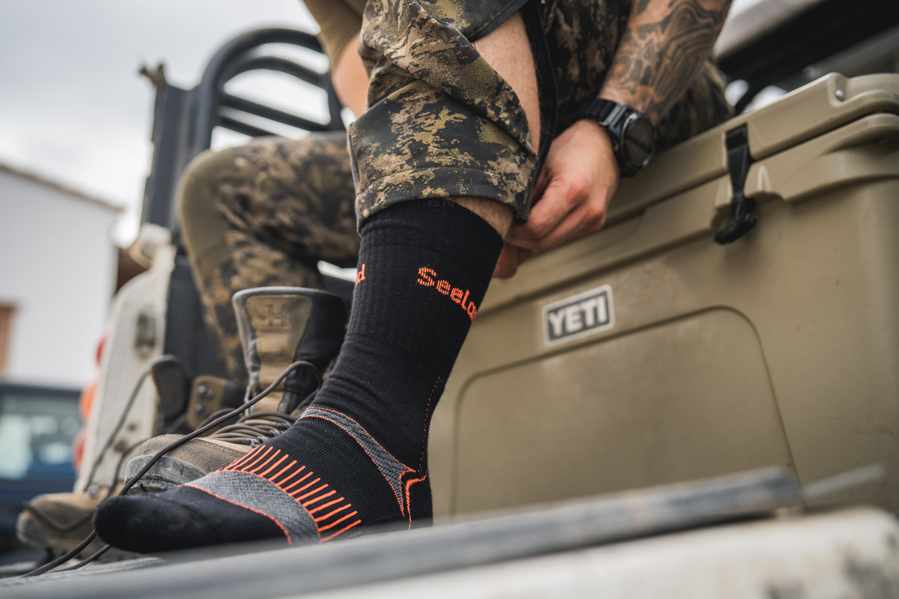 Chaussettes de chasse Seeland Field Coolmax lot de 2 Black/Dark Grey Taille 43-46 - commander en ligne chez KOX | XXSL4321041-43