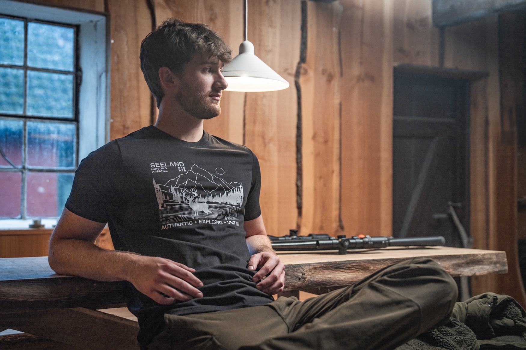 Seeland Jagdshirt Territory Black - bei KOX online bestellen | XXSL6451000