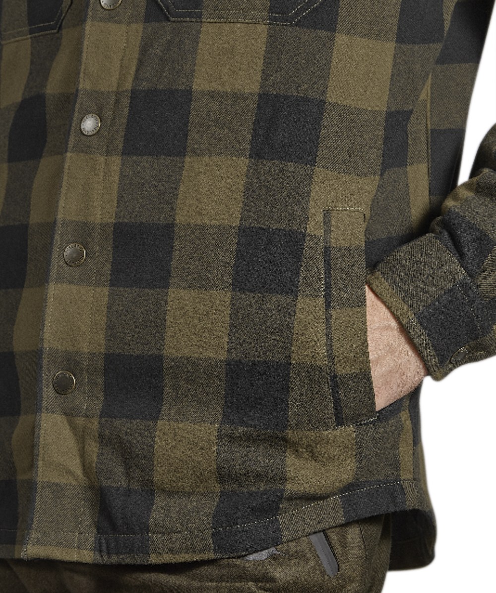 Chemise Canada verte en flanelle de Seeland - commander en ligne chez KOX | XXSL1406166