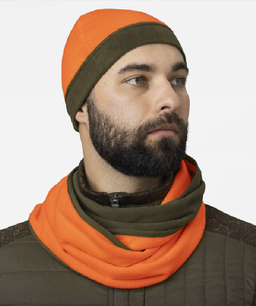 charpe polaire rversible Seeland Pine Green/Orange Haut-Vis Taille unique - commander en ligne chez KOX | XXSL181312999
