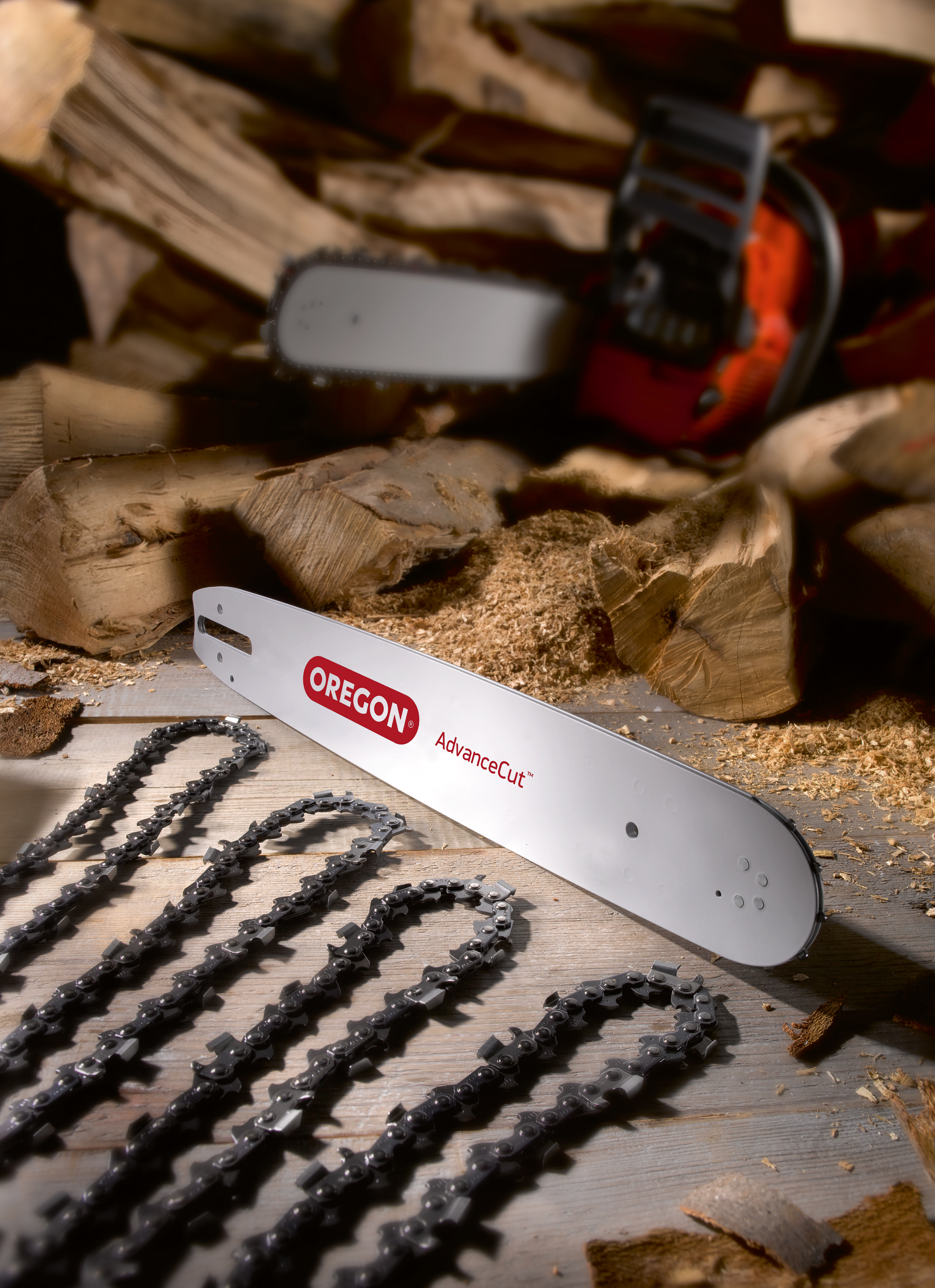  Set Oregon AdvanceCut comprend 1 guide et 4 chanes .325