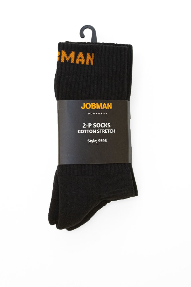 Jobman Socken 9596 2er Pack Schwarz - bei KOX online bestellen | XXJB9596S