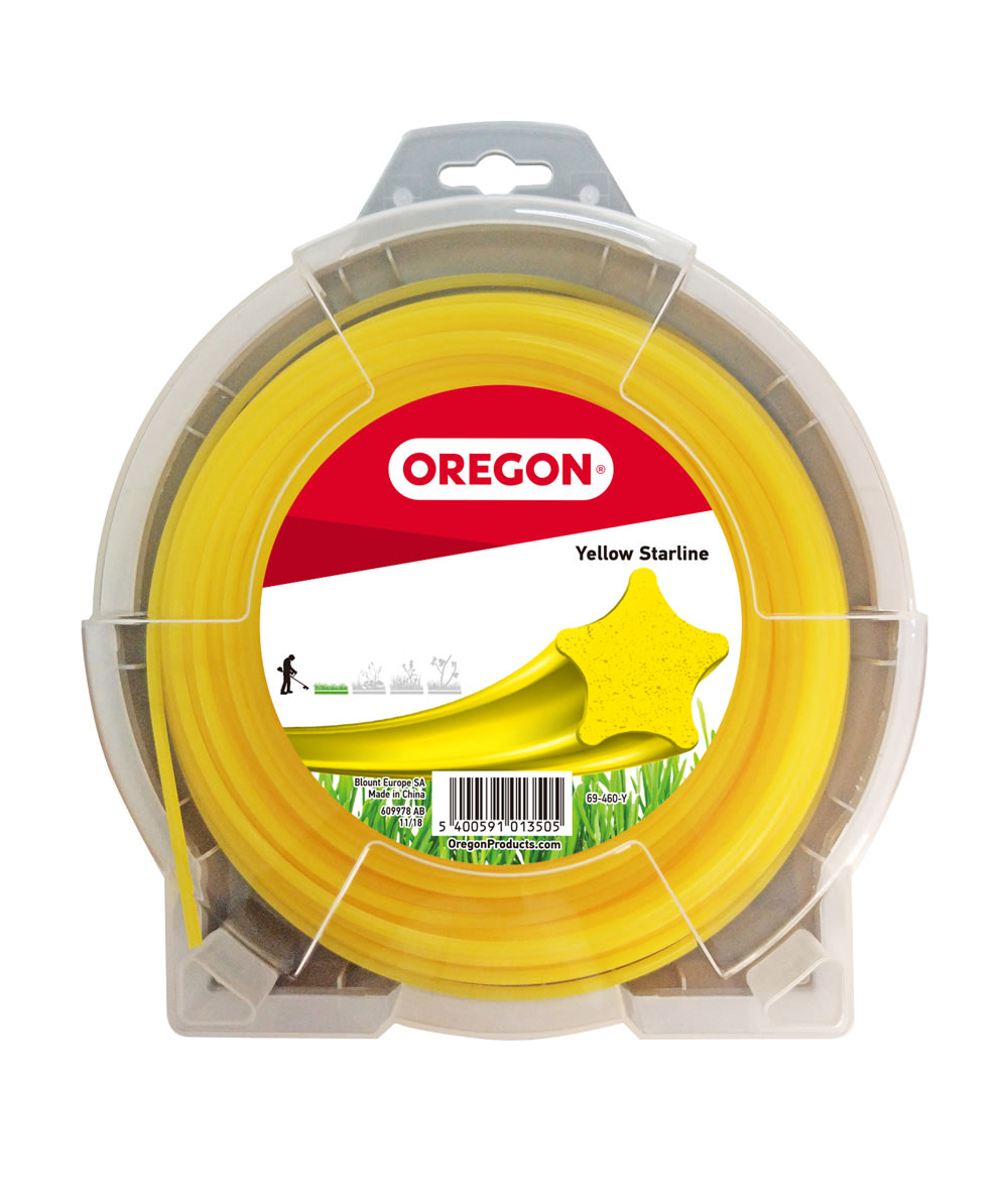  Oregon Gelber Freischneidefaden sternfrmig / Trimmerfaden Yellow Starline - bei KOX online bestellen | 69-46-000 