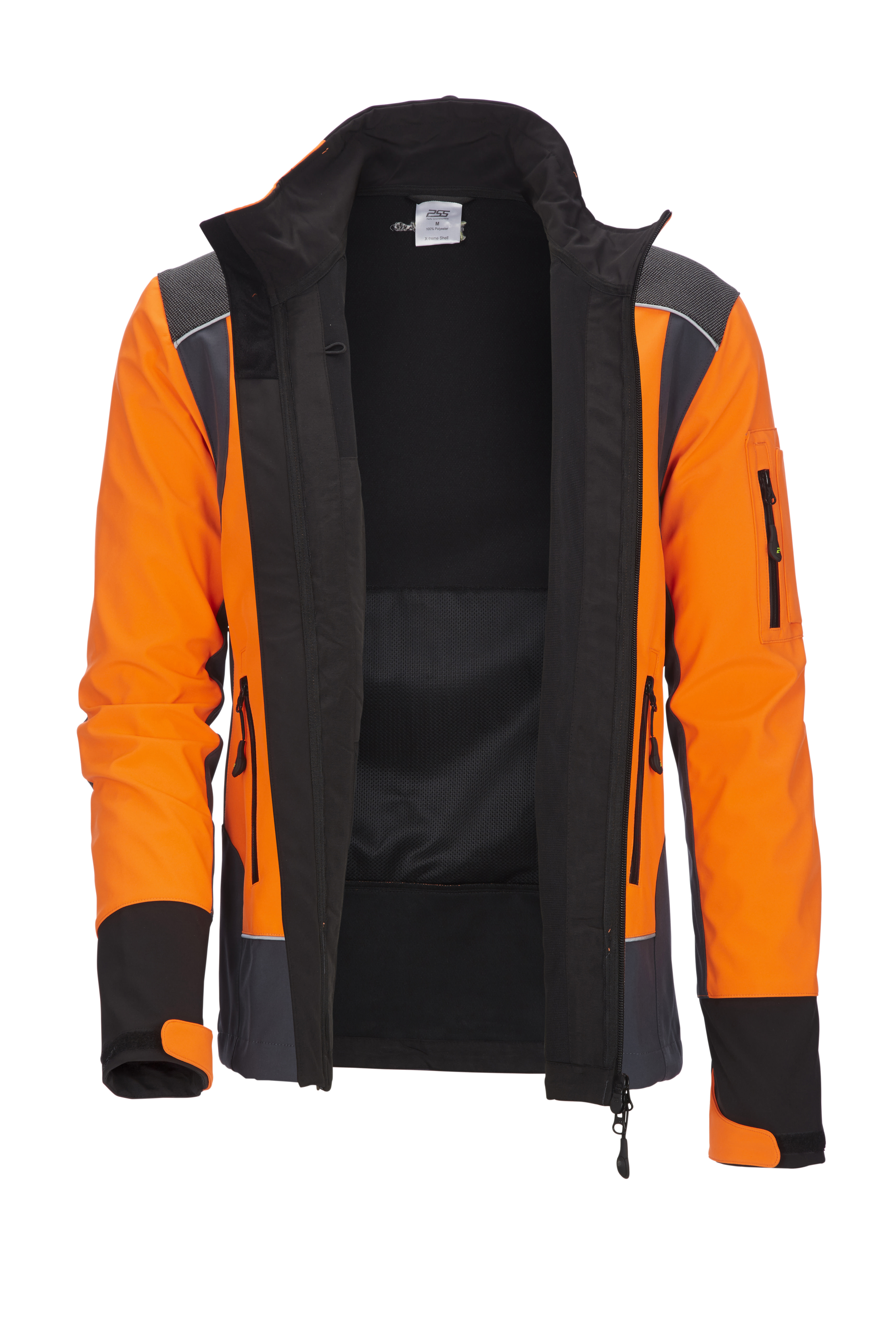PSS Softshelljacke X-treme Shell Orange/Grau - bei KOX online bestellen | XX76112