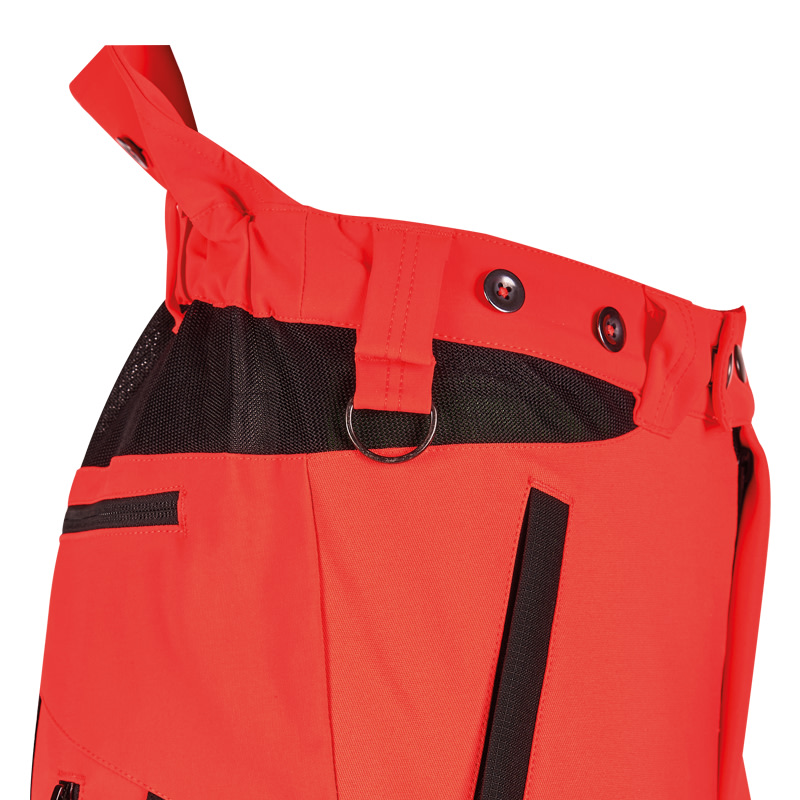 PSS Schnittschutzhose X-treme Breeze HiVis Neonrot 28 - bei KOX online bestellen | XX71239-28