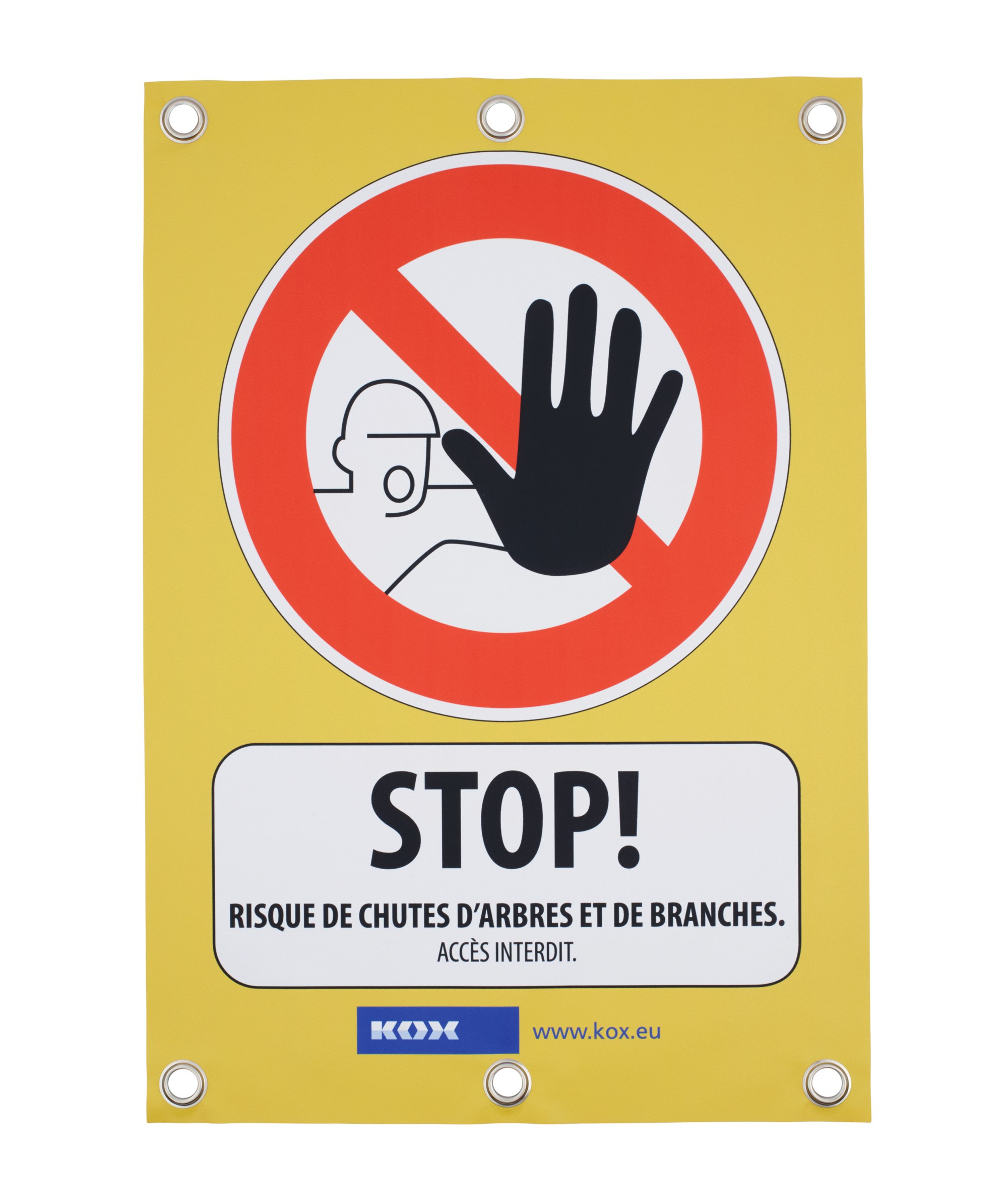 KOX Bche de signalisation/barrage chutes darbres et de branches - commander en ligne chez KOX | XX9734-FR 