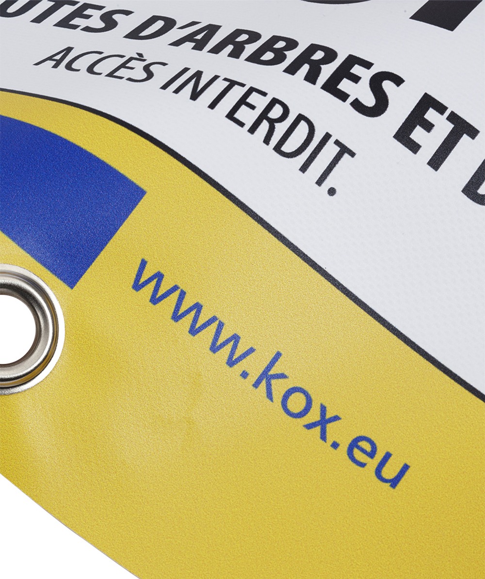 KOX Bche de signalisation/barrage chutes darbres et de branches - commander en ligne chez KOX | XX9734-FR
