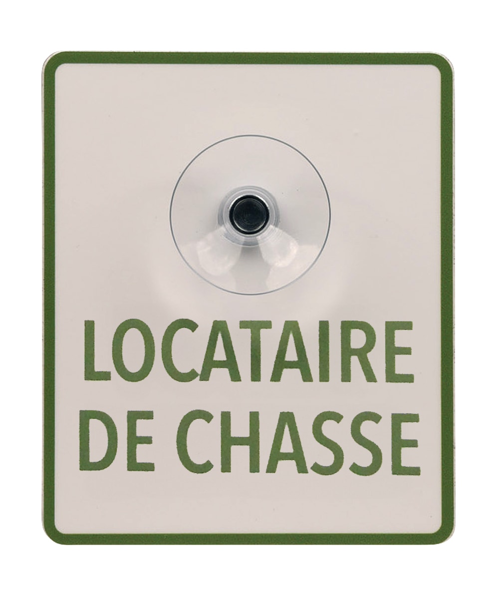 Plaquette de service FR  Locataire de chasse  - commander en ligne chez KOX | XX9773-03-FR