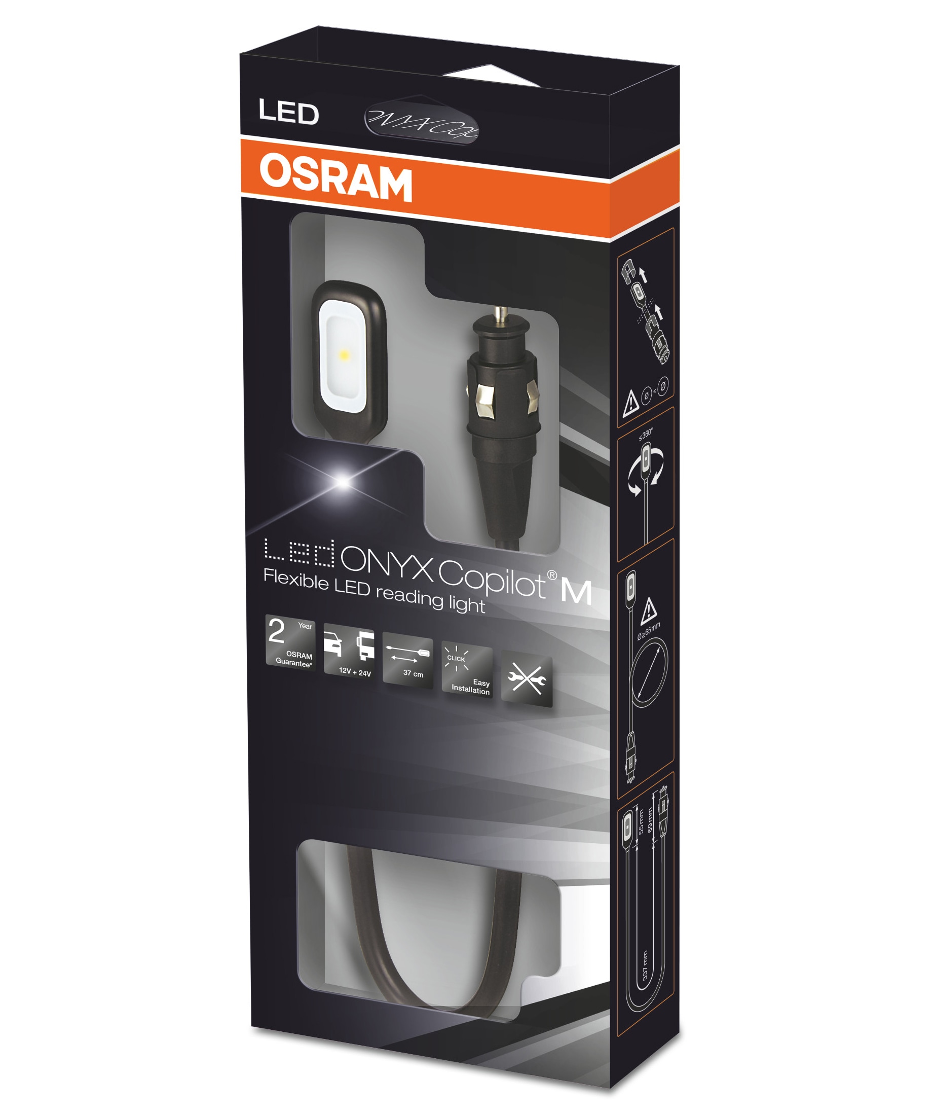 Osram led bouwlamp ONYX COPILOT led-leeslamp - bij KOX online bestellen | XXASOCOM7