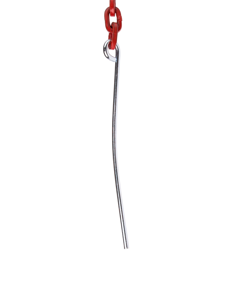 Vierkantkette mit Schlinghaken und Durchstichnadel zul. Zugkraft LC 4500 daN, Lnge 2, 5 m, Kette  bis 8 mm - bei KOX online bestellen | XXGLKSN-08-25