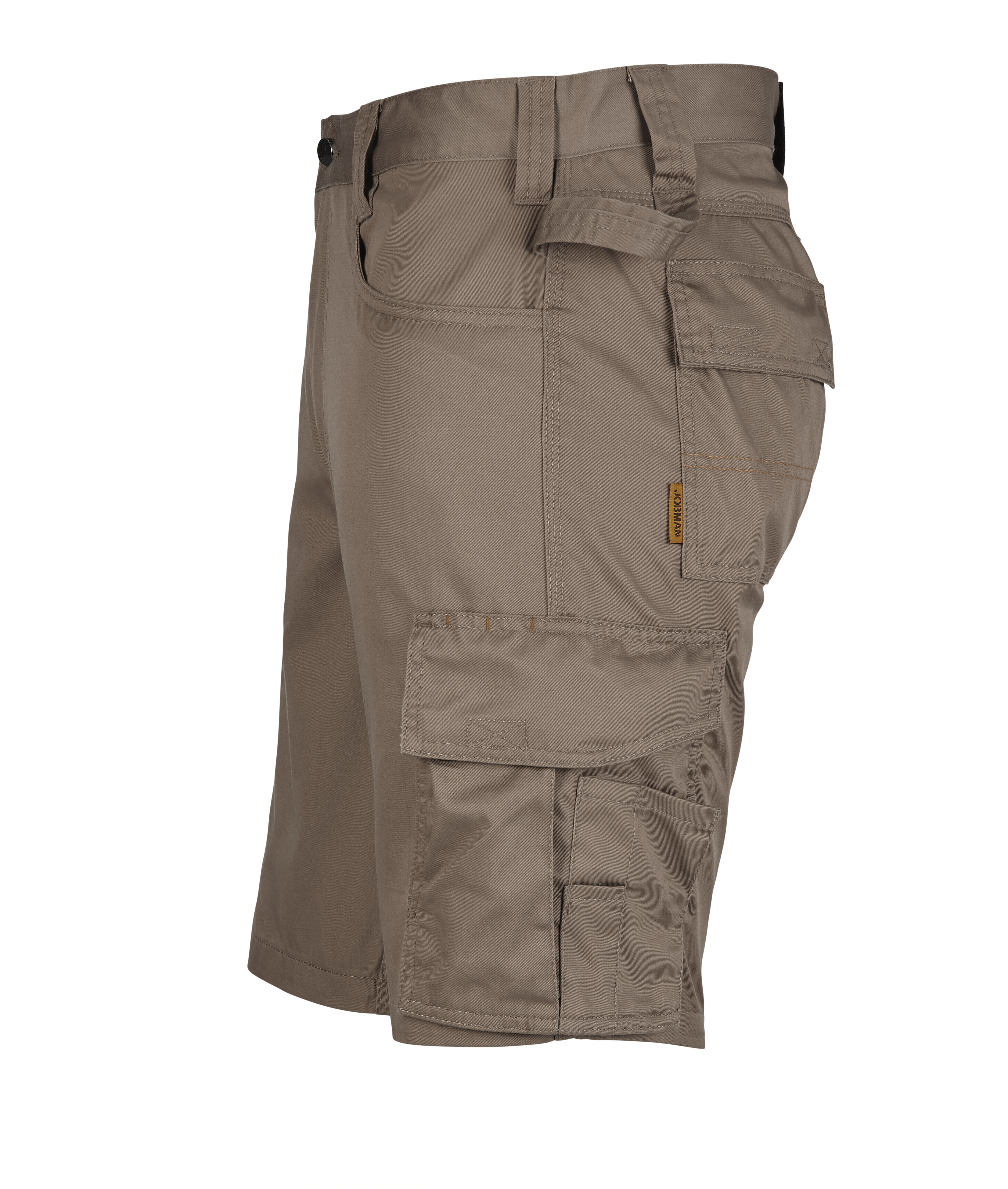 Pantalon de travail court 2723 de Jobman kaki - commander en ligne chez KOX | XXJB2723K