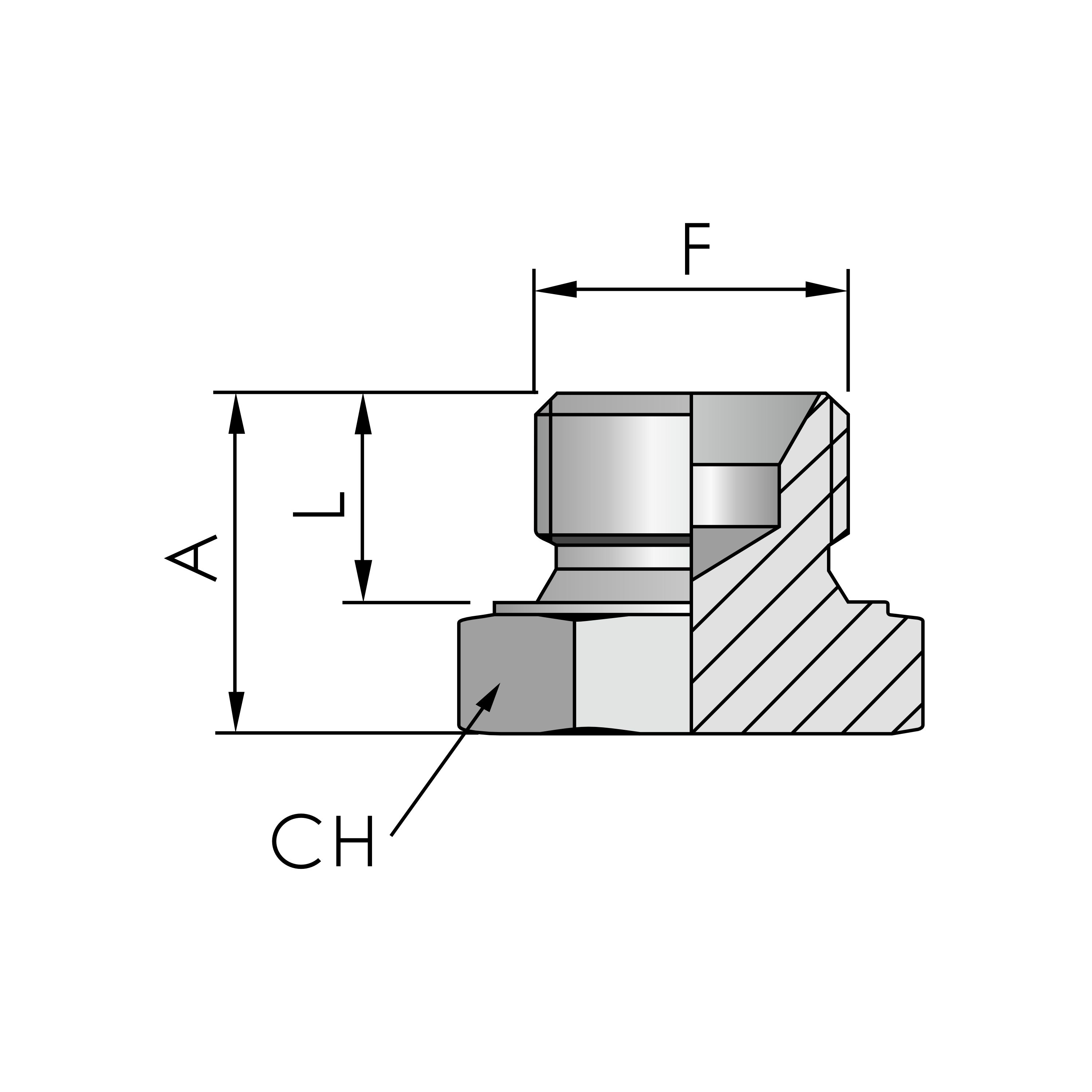 FB Hydraulic Verschlussstopfen BSP - bei KOX online bestellen | XXST134-0000