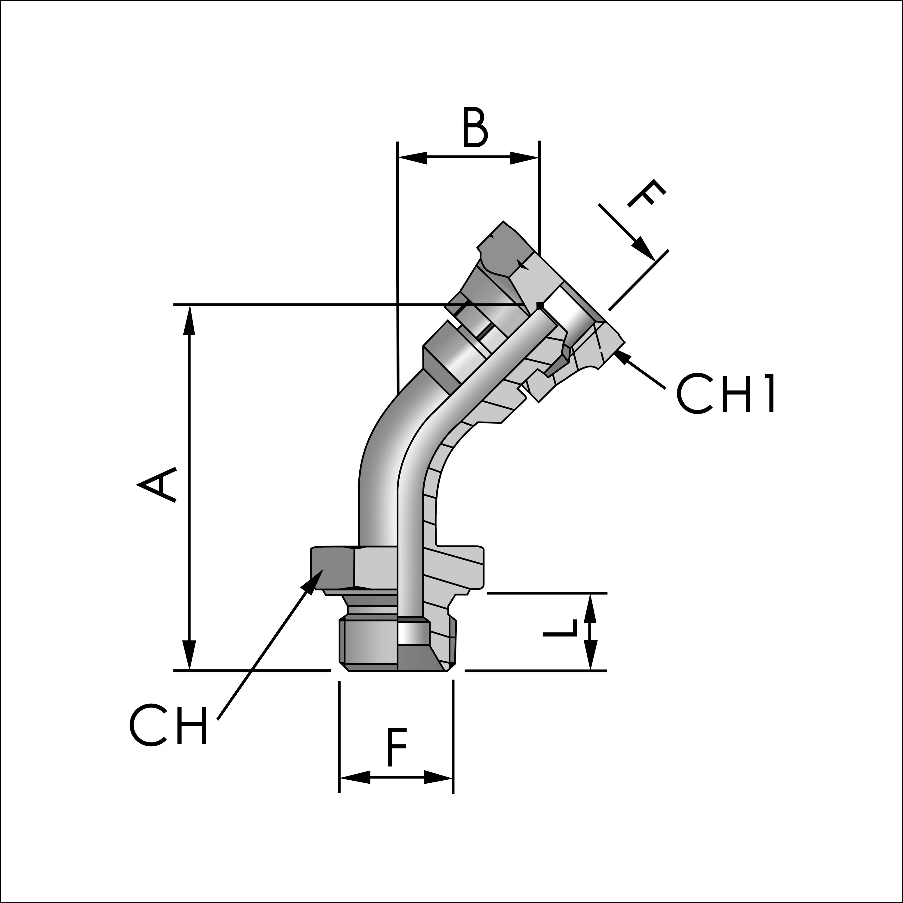  FB Hydraulik Adapter BSP - bei KOX online bestellen | XXST2070-0000 