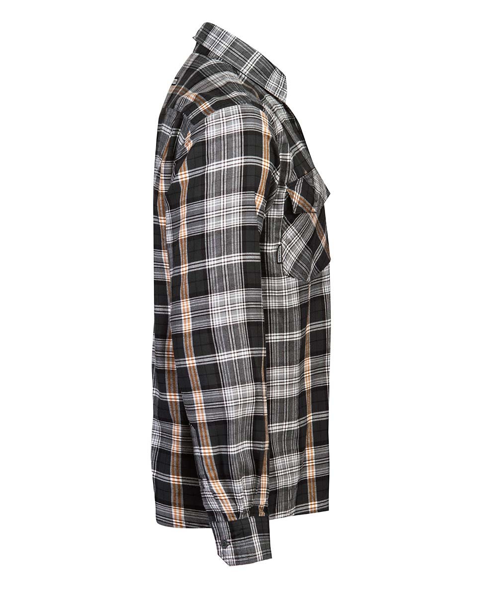 Jobman Flanellhemd 5138 Grau - bei KOX online bestellen | XXJB5138G