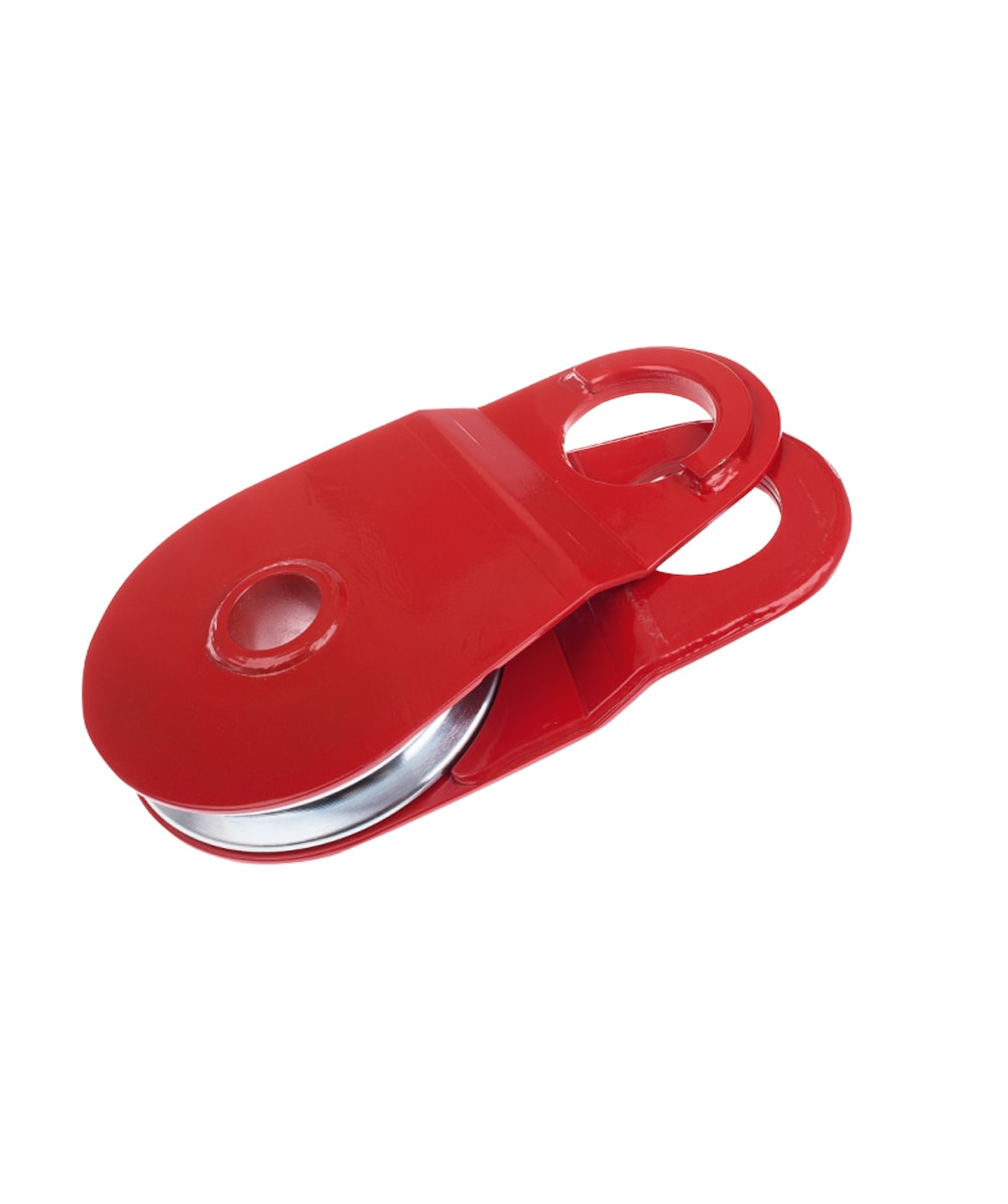  Umlenkrolle mit beweglichen Seitenblechen zul. Zugkraft LC: 10000 daN, Rollen : 160 mm - bei KOX online bestellen | XXGLSR-50 
