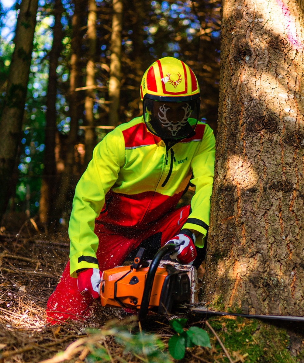 Veste forestire Mistral 3.0 KOX rouge/jaune - commander en ligne chez KOX | XX71428