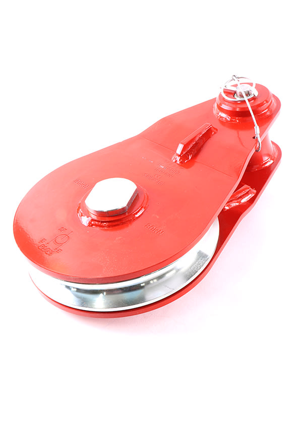  Poulie de renvoi avec manchon fixe Force de traction admissible LC: 16000 daN, rouleaux ؠ: 188 mm - commander en ligne chez KOX | XXGLSR-80 