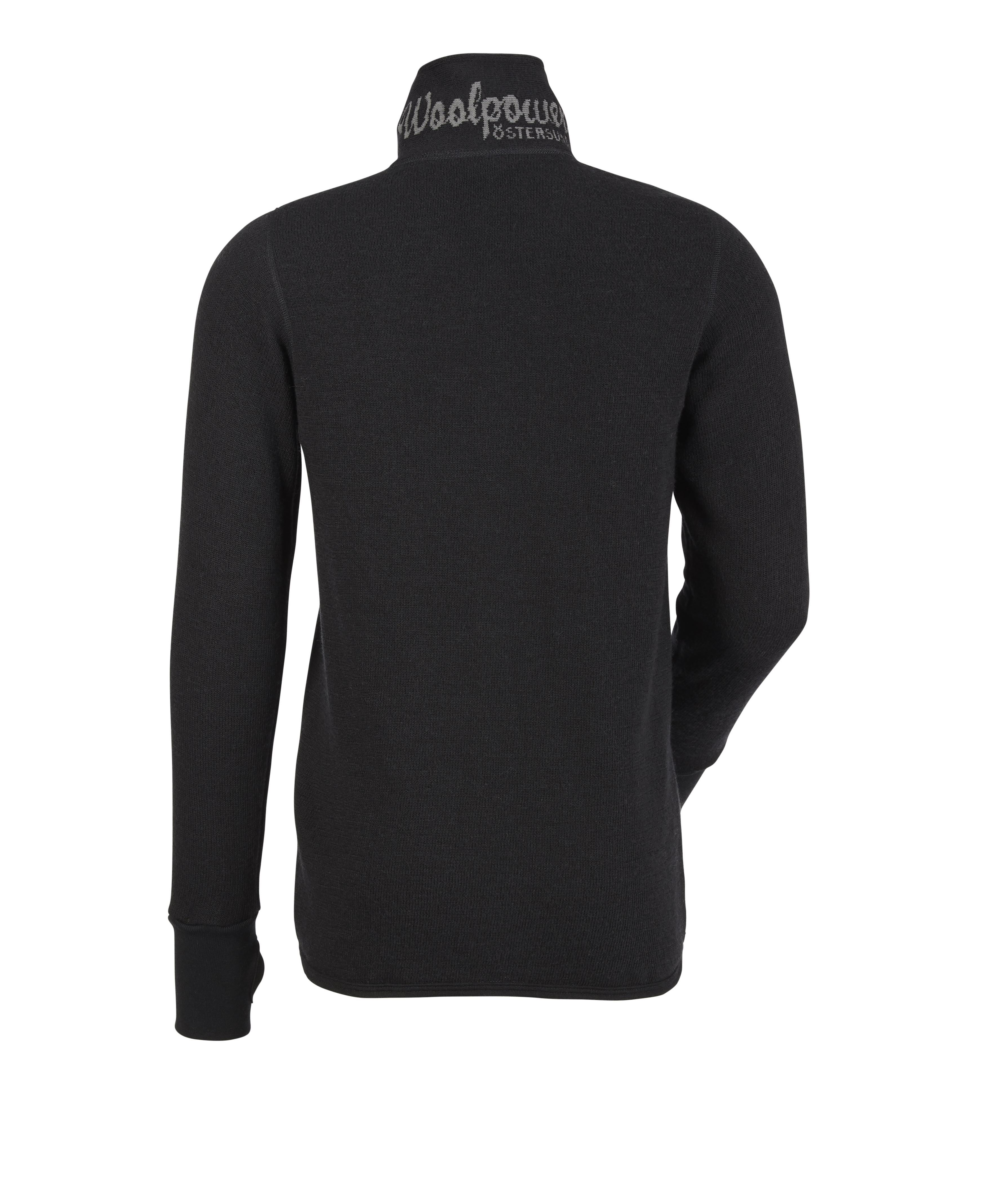 Woolpower Full Zip Jacket 400 functioneel jack / jack van merinowol black - bij KOX online bestellen | XXWP7234S
